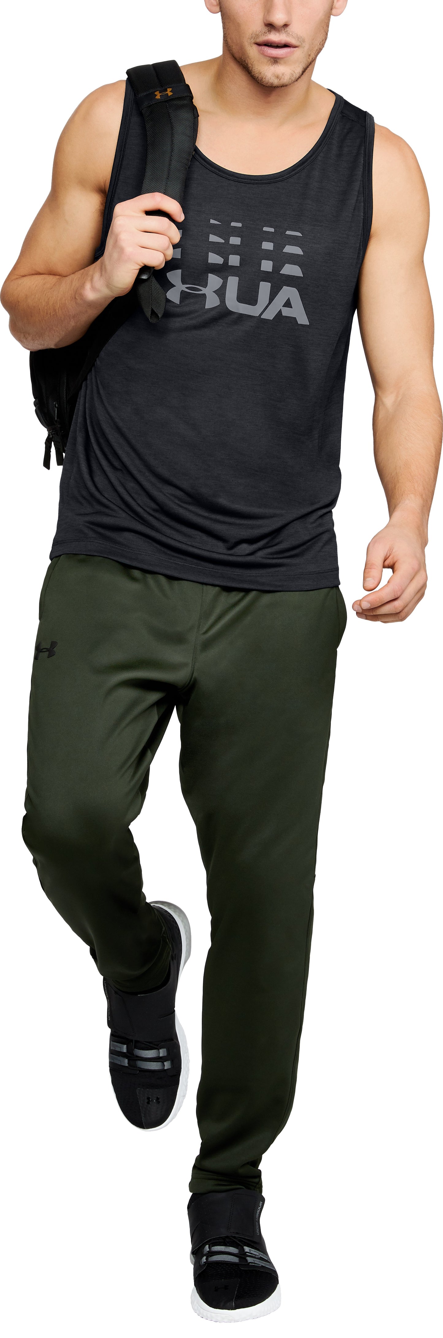 Under Armour Tech Graphic Camiseta de Tirantes – Negro