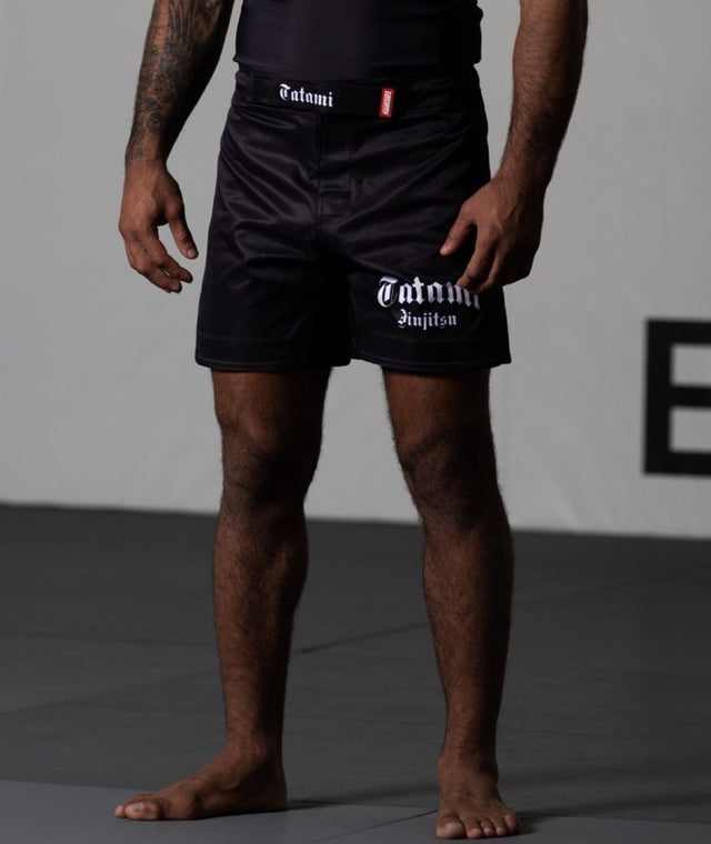 Tatami Fightwear Gothic Pantaloncini da Grappling – Nero