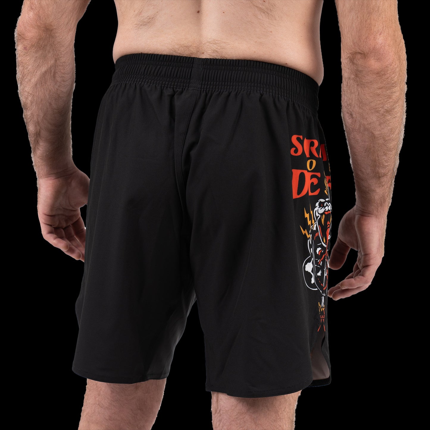 Short de MMA Scramble Scramble Or Dead - Noir