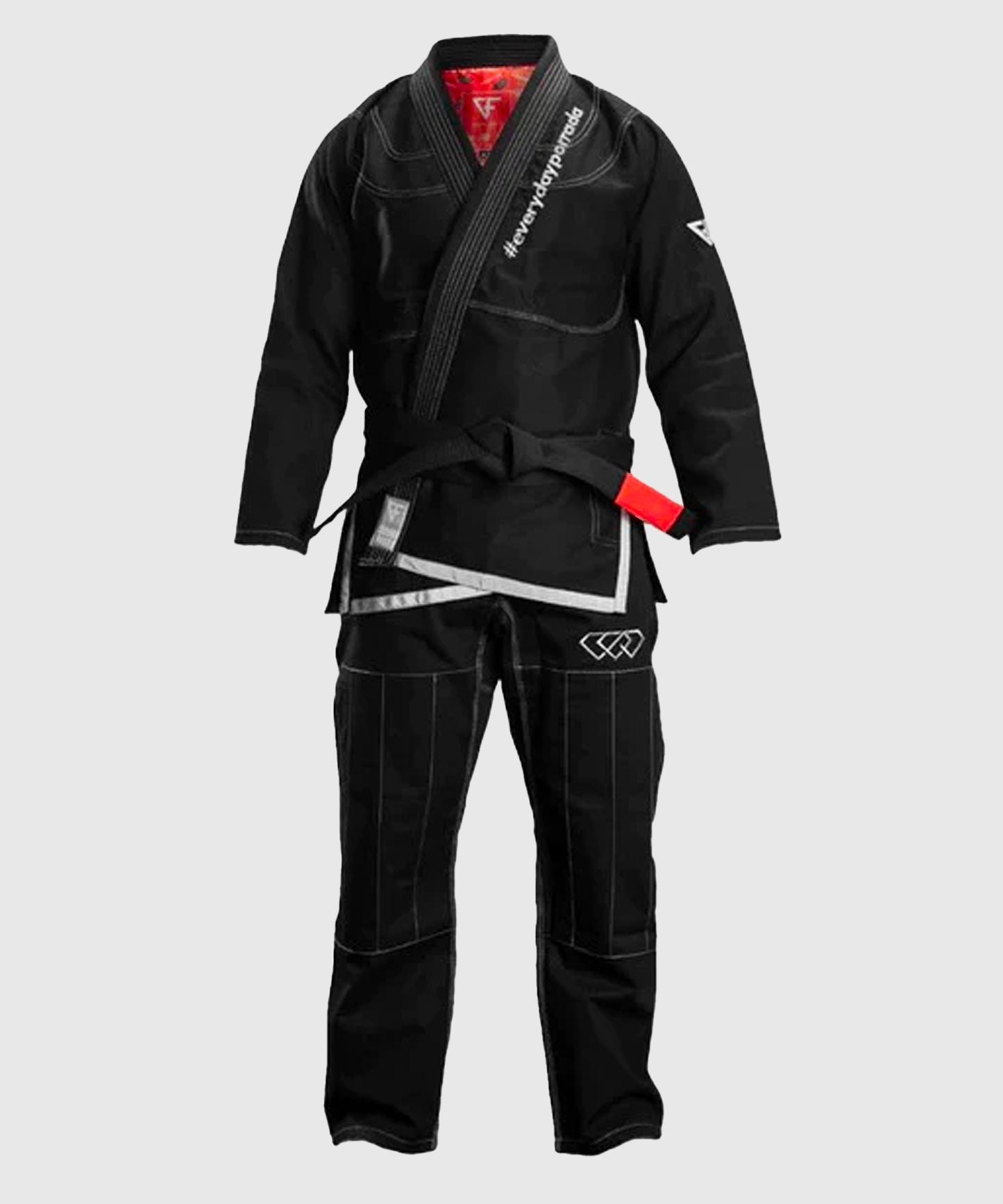 Ground Force Everydayporrada BJJ Gi - Schwarz