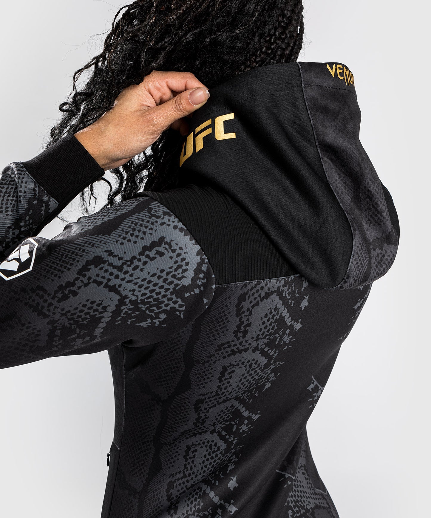 UFC Adrenaline by Venum Authentic Fight Night Women’s Walkout Hoodie - Champion