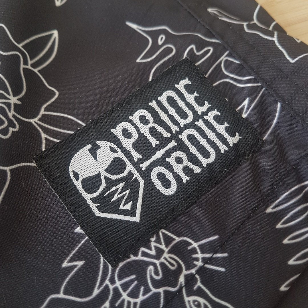 Pride or Die Wild Side Pantalones de Baño y Entrenamiento - Negro