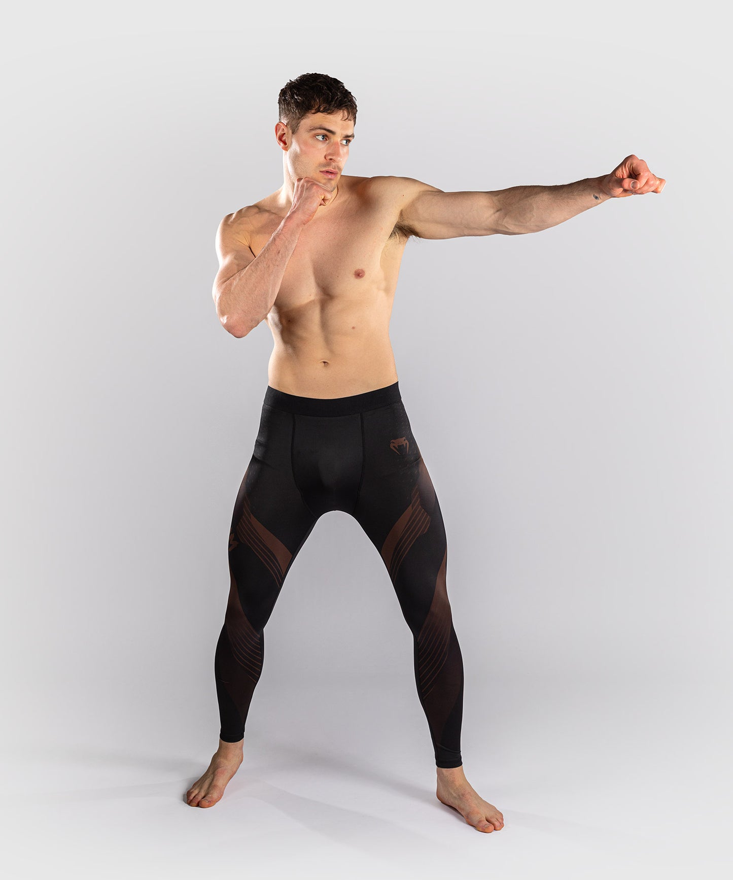 Venum No-Gi 6.0 Spats - Negro/Marrón