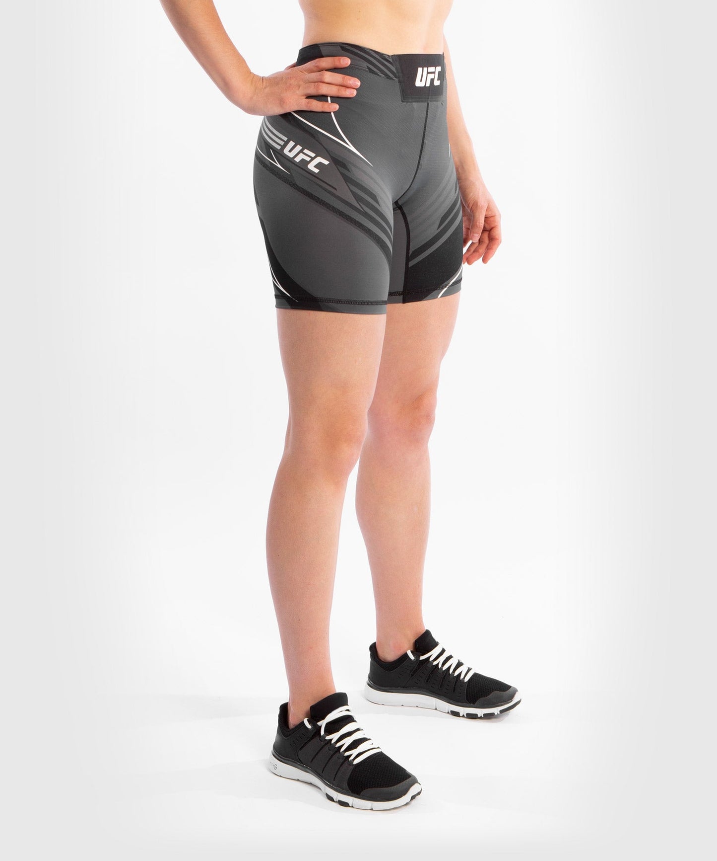 Women's UFC Venum Authentic Fight Night Compression Short - Long Cut - Black