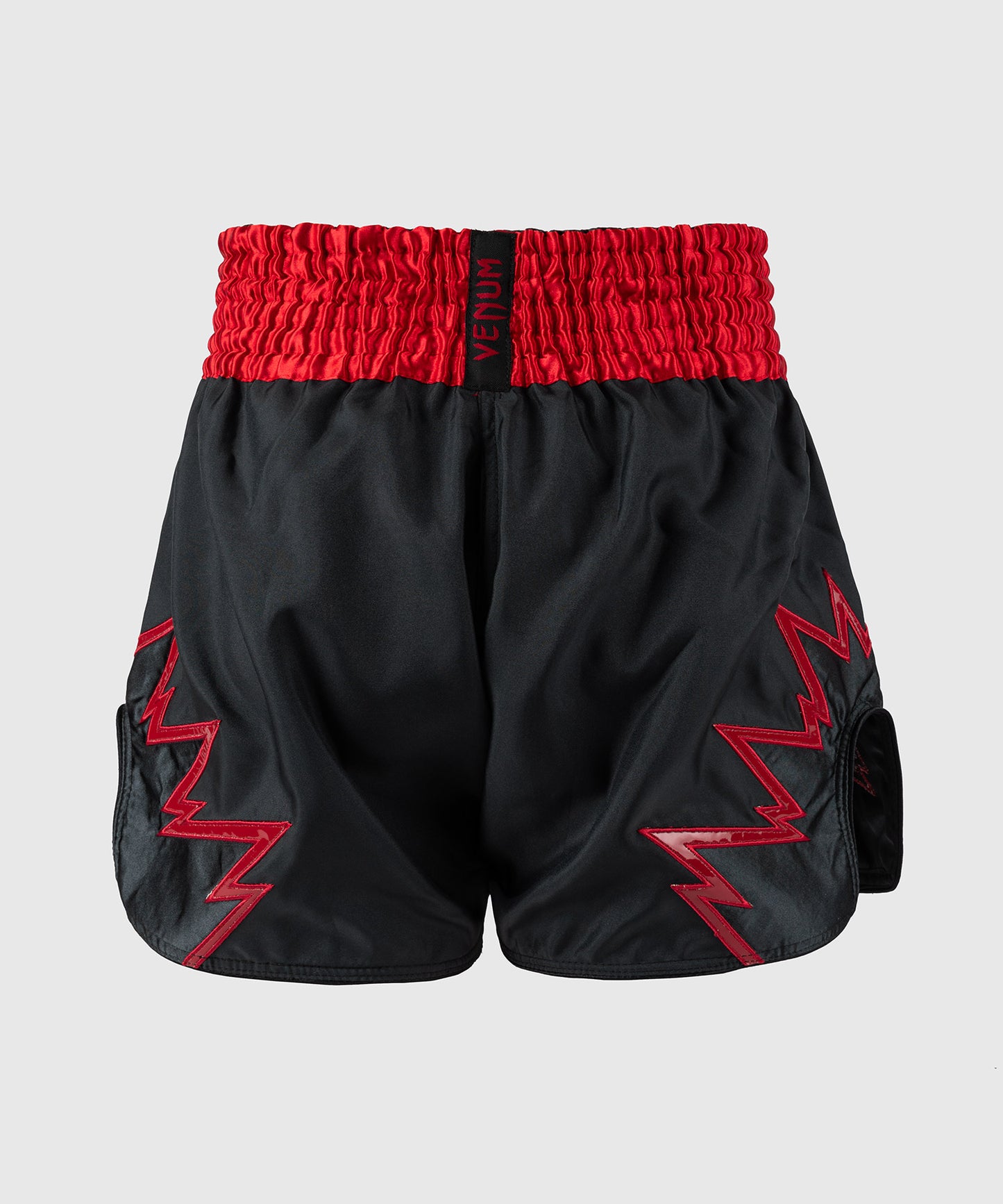 Short de Muay Thai Venum Inferno - Gris Charbon/Rouge