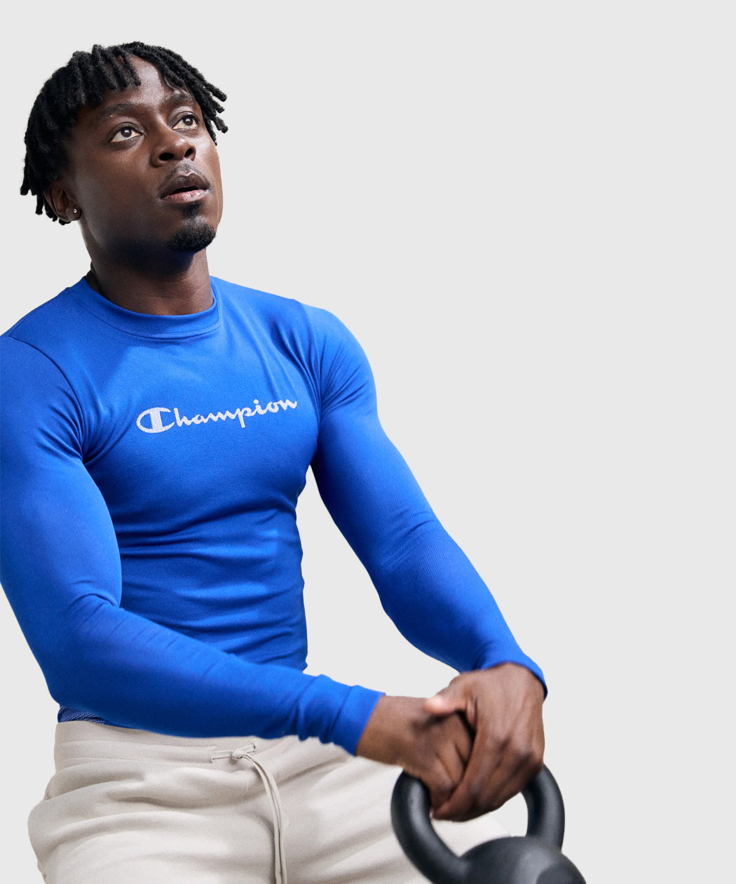 Champion Seamless Compression T-shirt - Blue