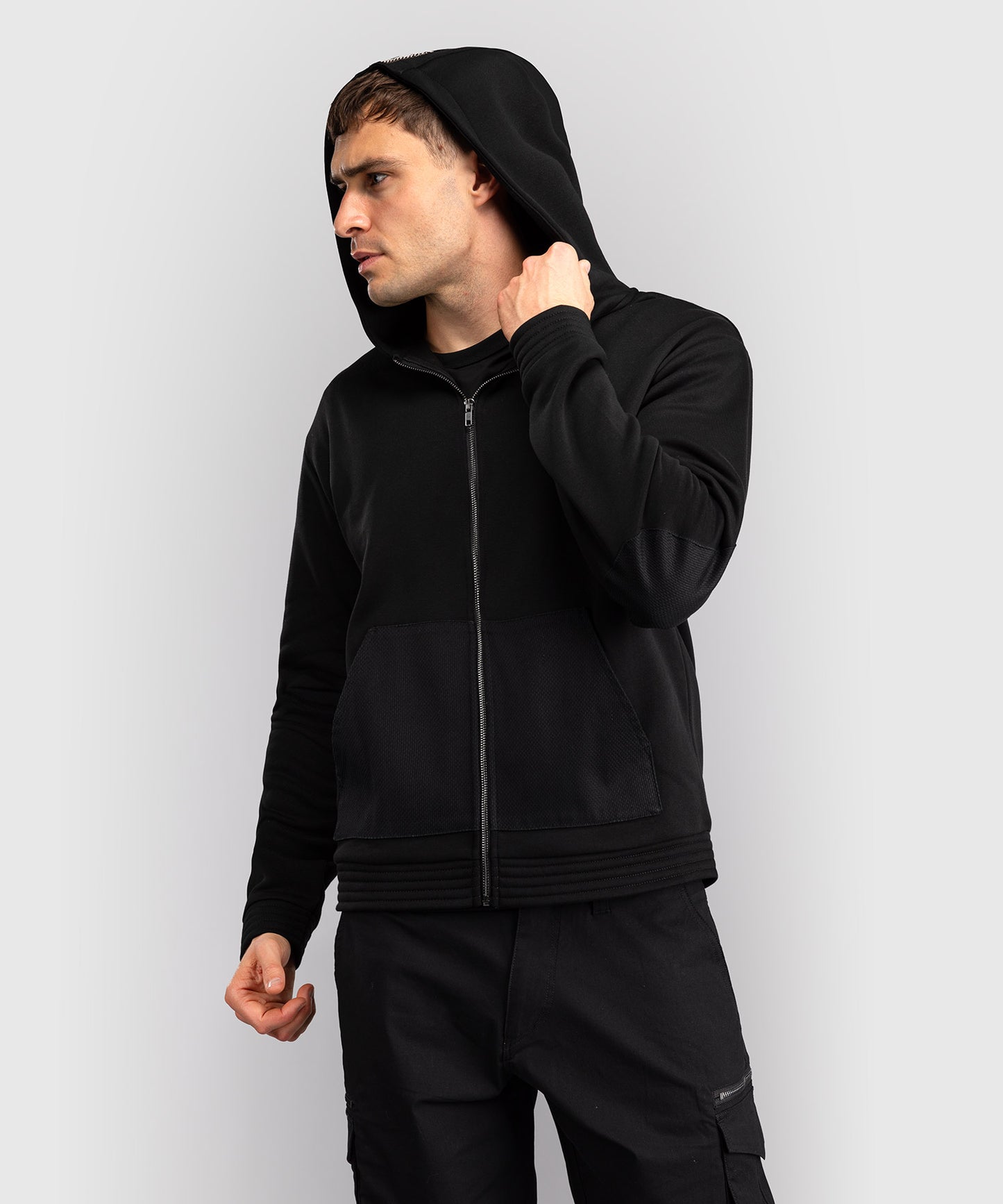 Sweat à Capuche Zippé Venum Urban Gi – Noir