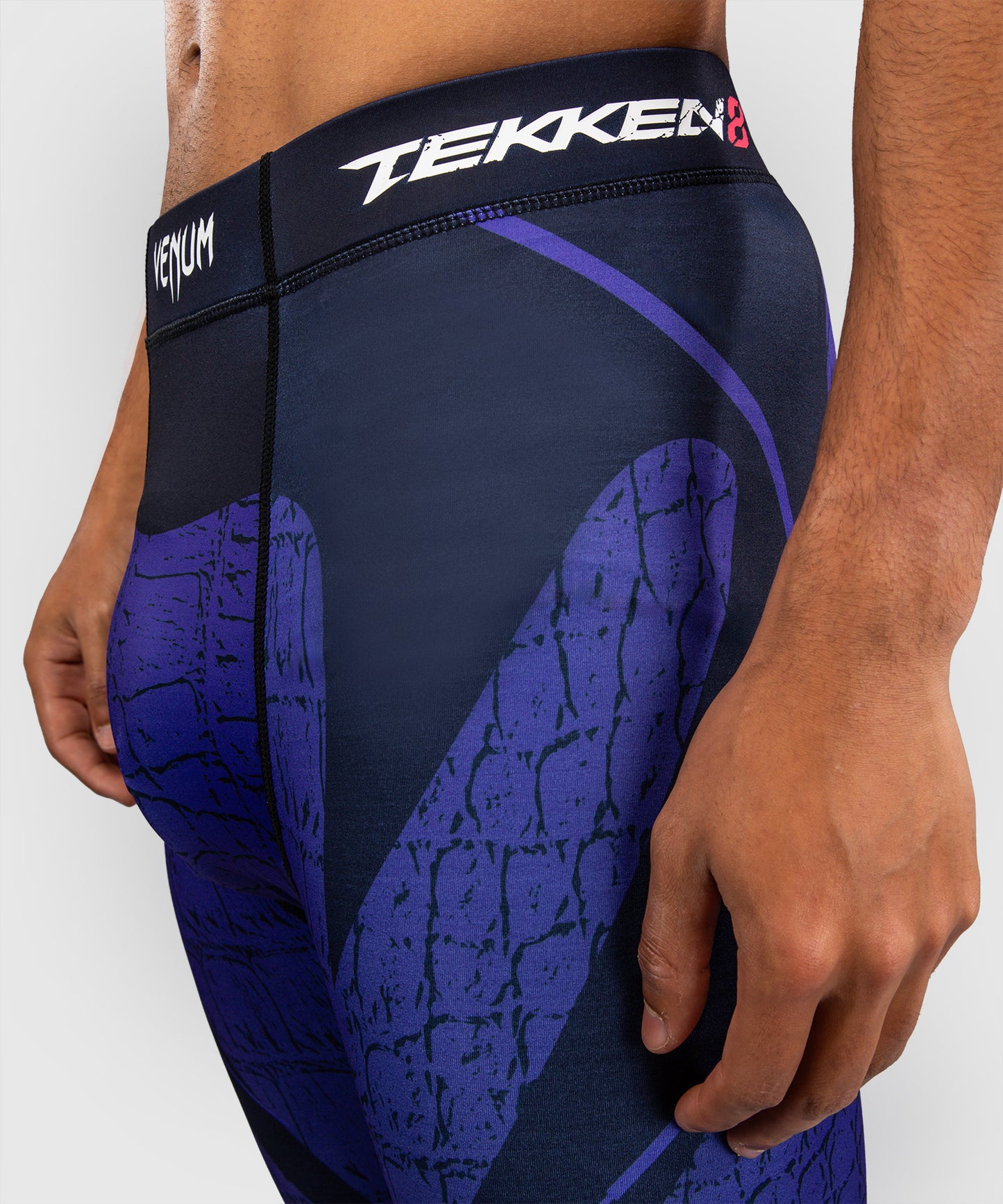 Pantalon de Compression Kazuya Venum x TEKKEN 8 - Noir/Bleu