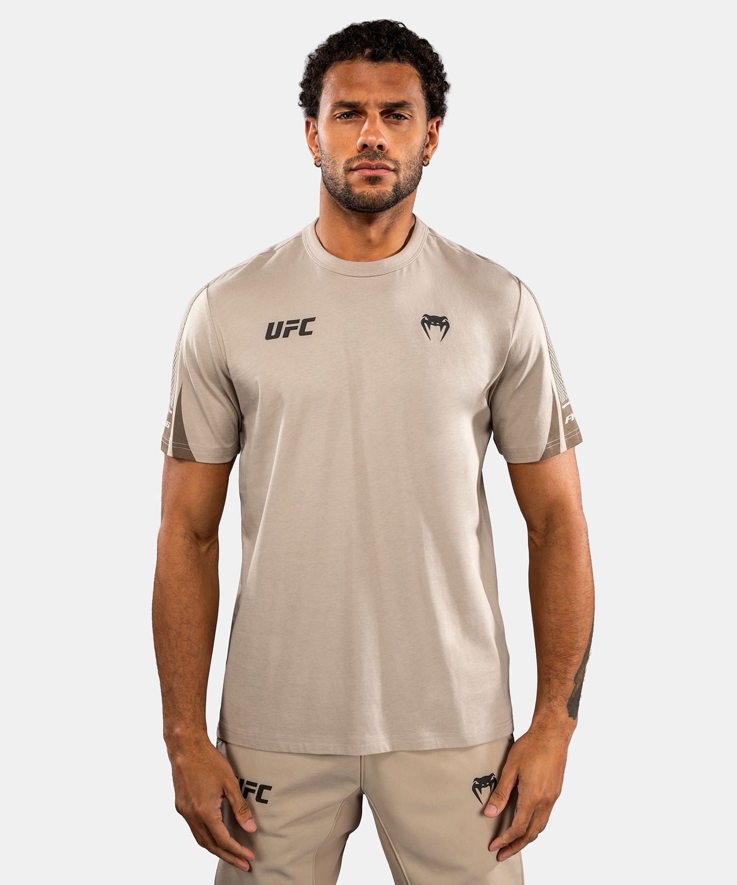 Venum UFC Unity by Venum Authentic Fight Week Men's Short Sleeve T-Shirt - Sand