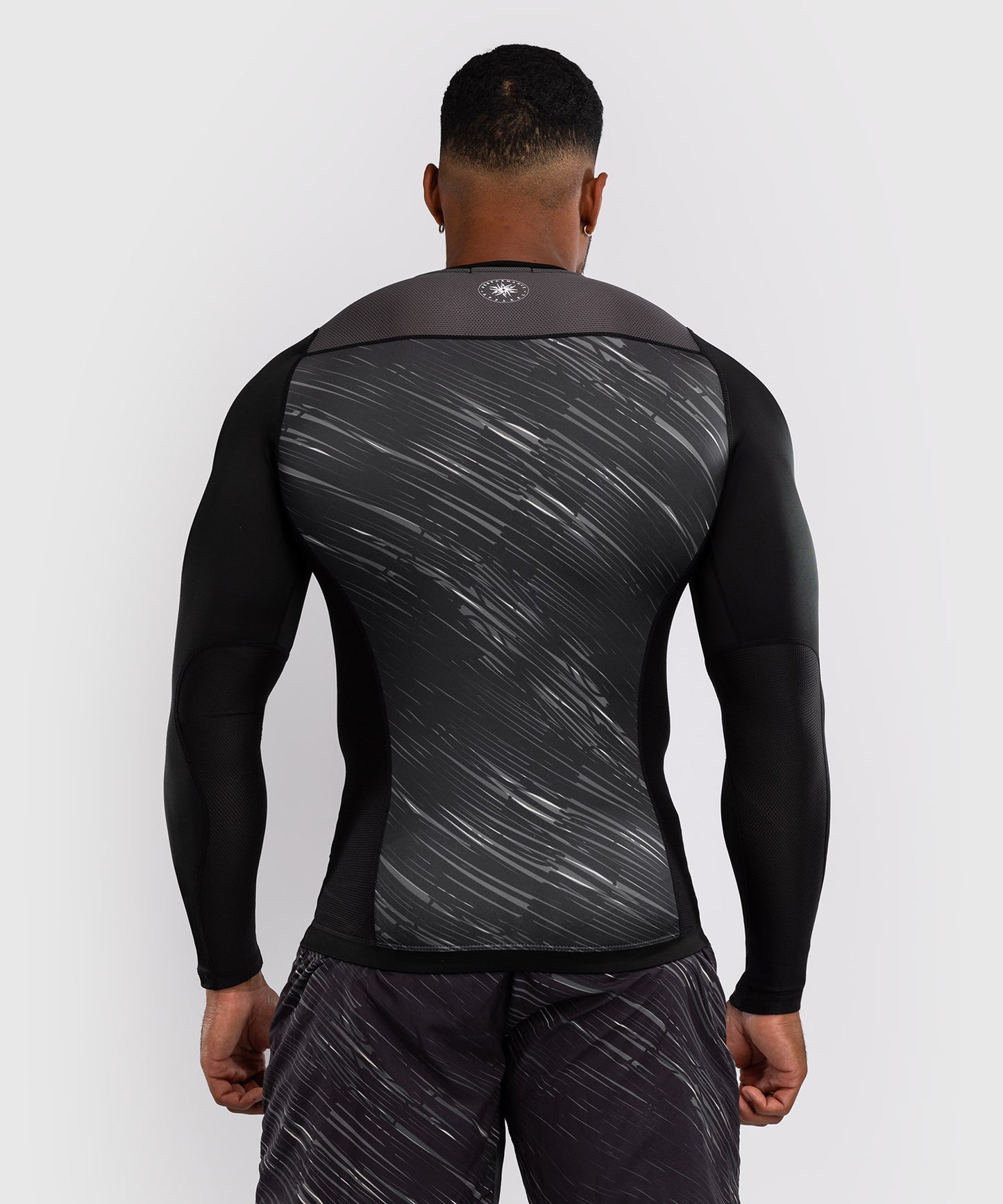 Venum Rapid Long Sleeve Rashguard - Black/Storm Grey