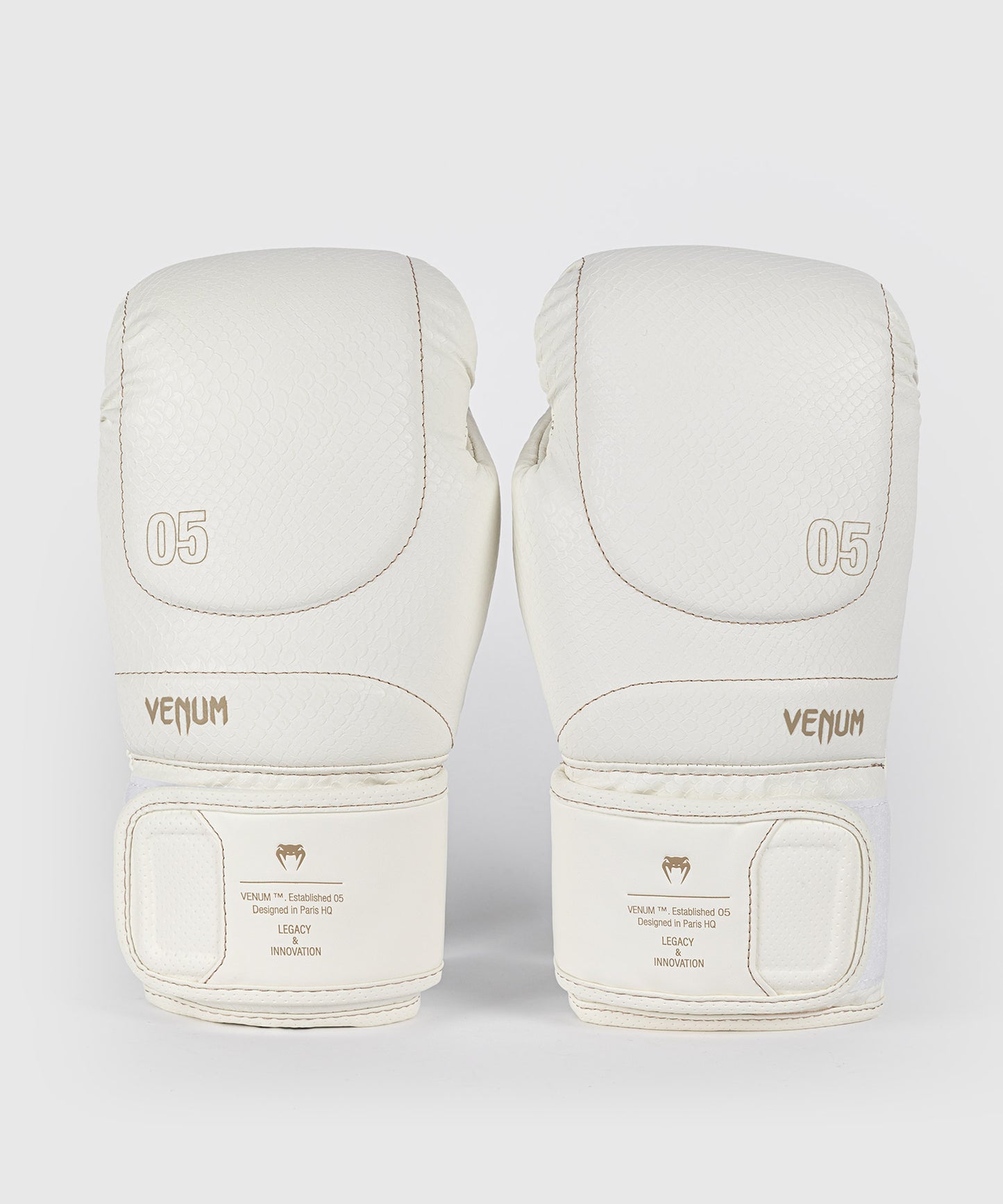 Venum Impact Evo Scales Boxhandschuhe – Elfenbein