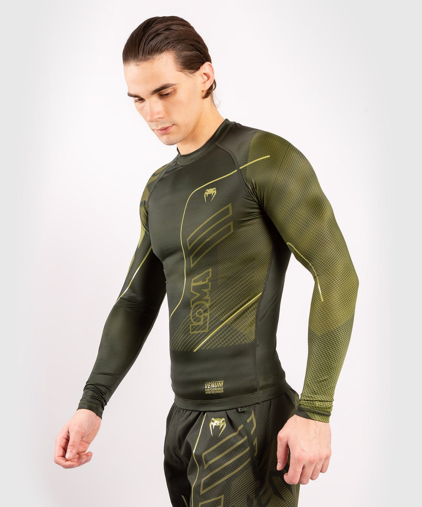 Venum Commando Edition Loma Langarm Rashguard - Khaki