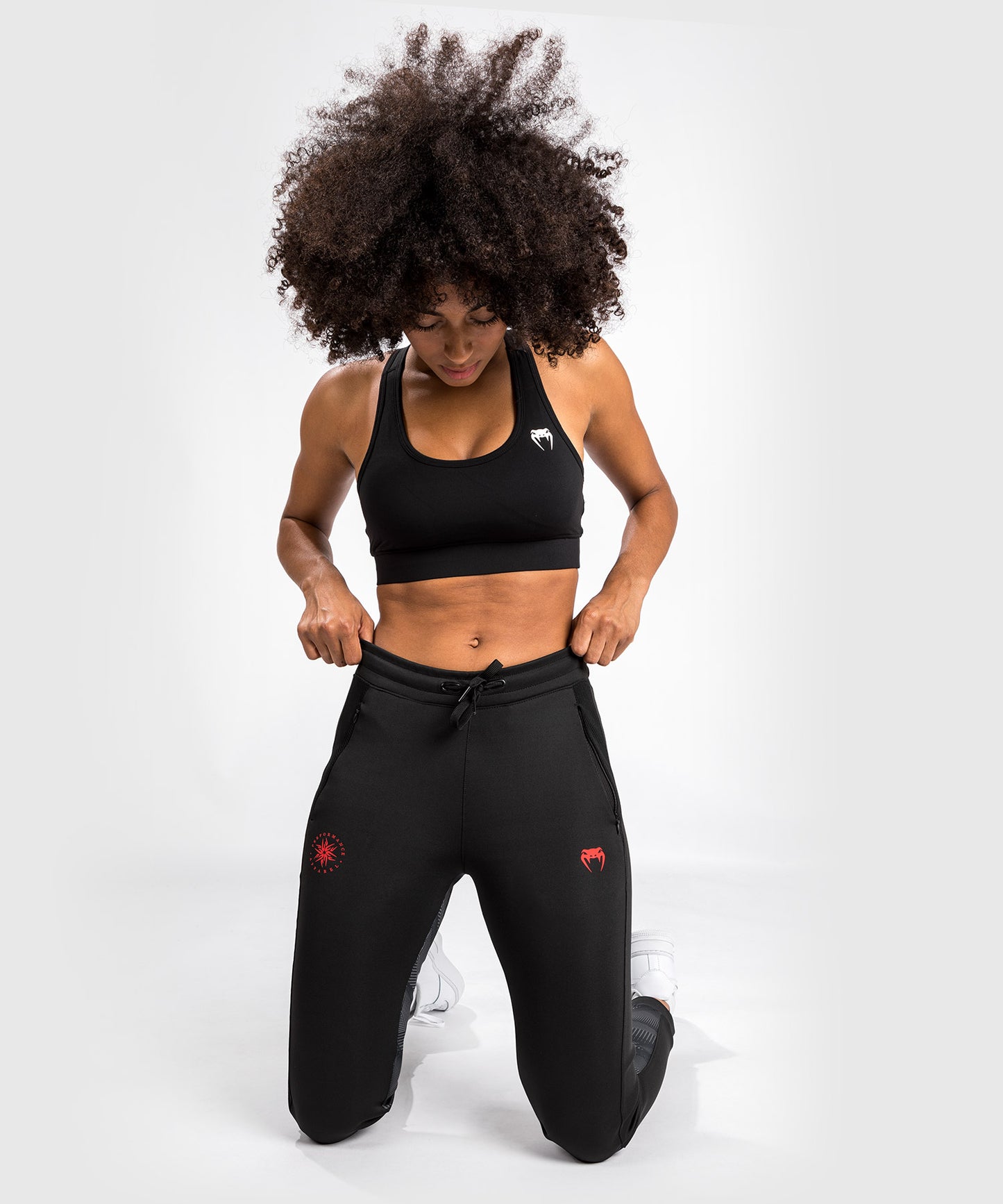 Venum Phantom Jogginghose - Für Frauen - Schwarz/Rot