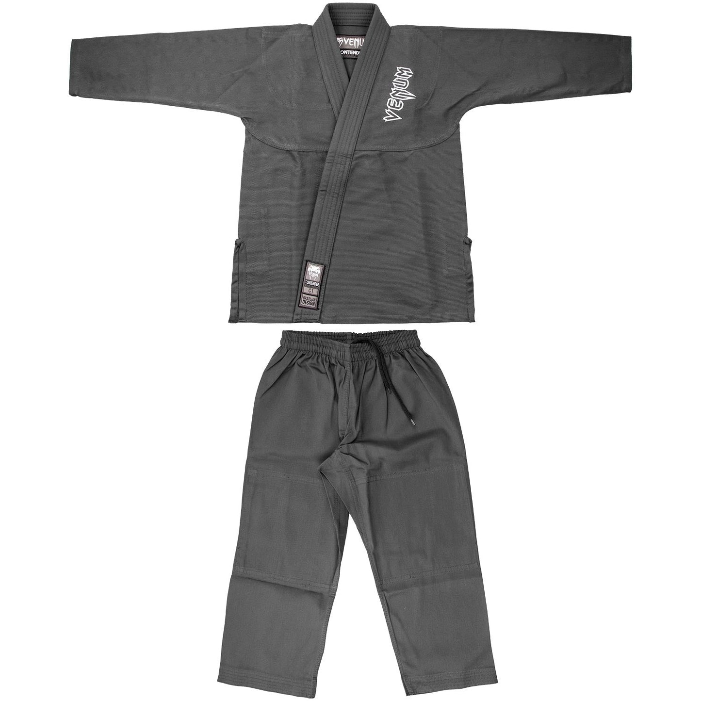Venum Contender Kids BJJ Gi (Weißer Gürtel angeboten) - Grau