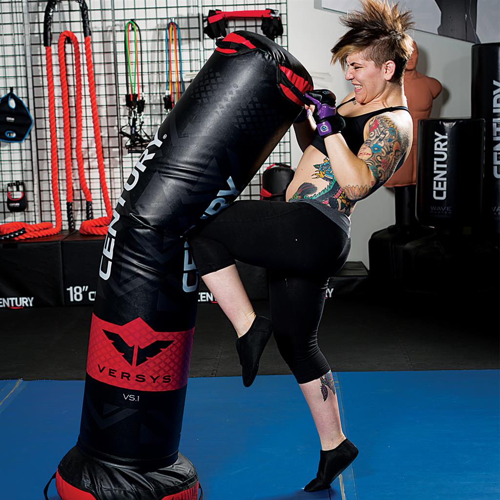 Century Versys VS.1 punching tower - 1m70 / 50kg - Black/Red + base