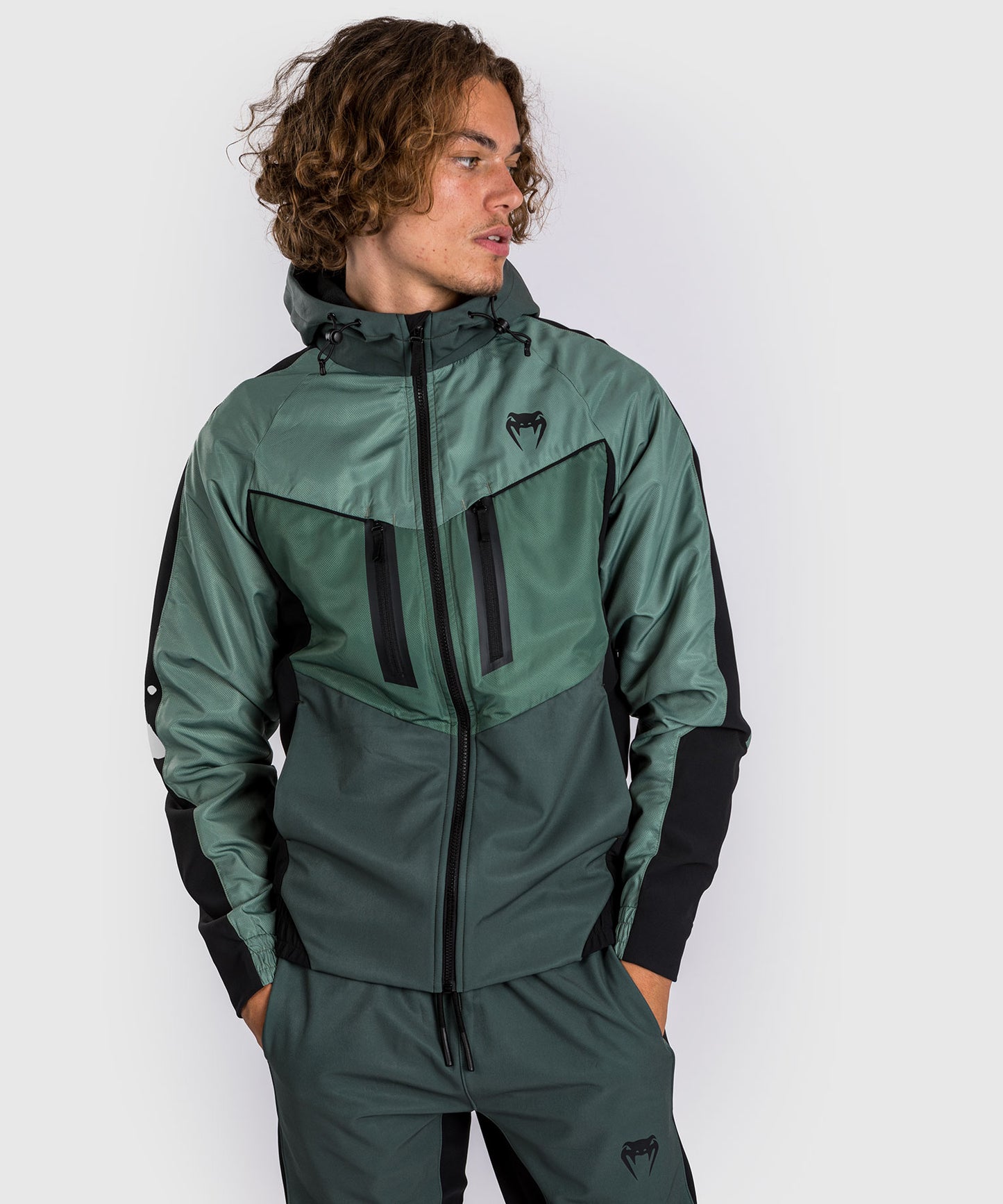 Venum Laser 3.0 Trainingsjacke - Schwarz/Khaki
