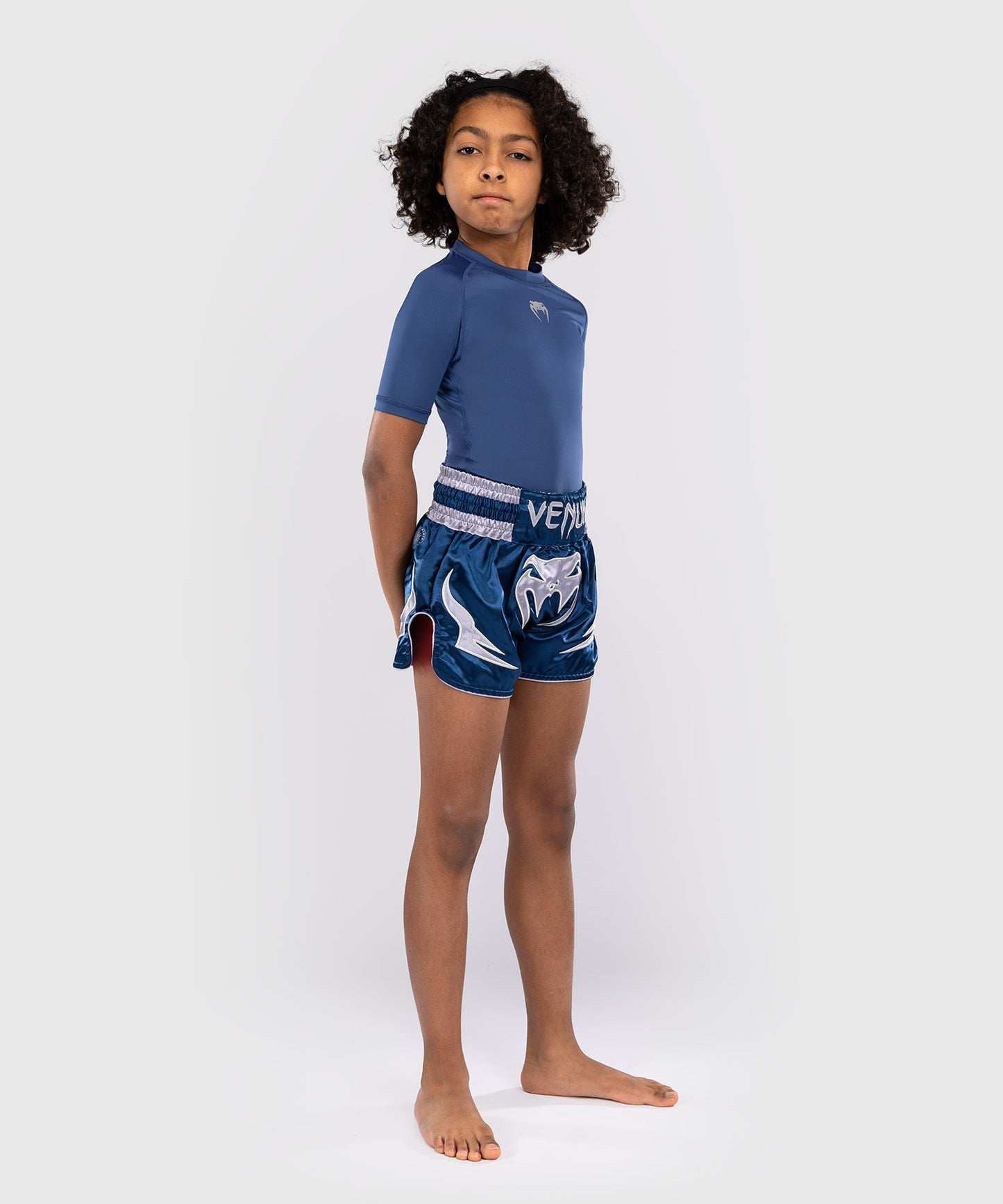 Short de Muay Thaï Venum Inferno pour Enfants - Royal Blue