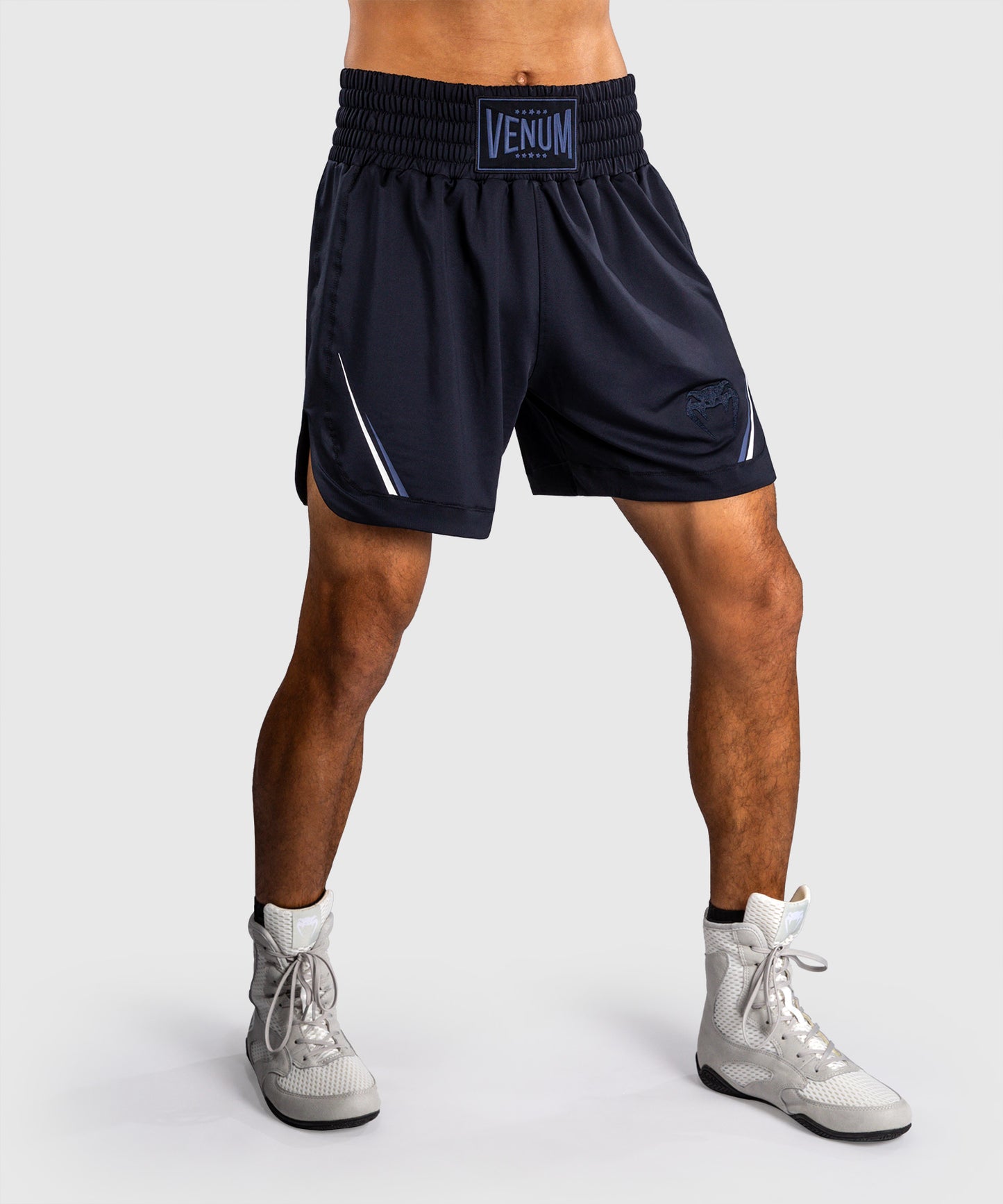 Venum G-Core Pantalón Corto de Boxeo - Azul Marino/Blanco