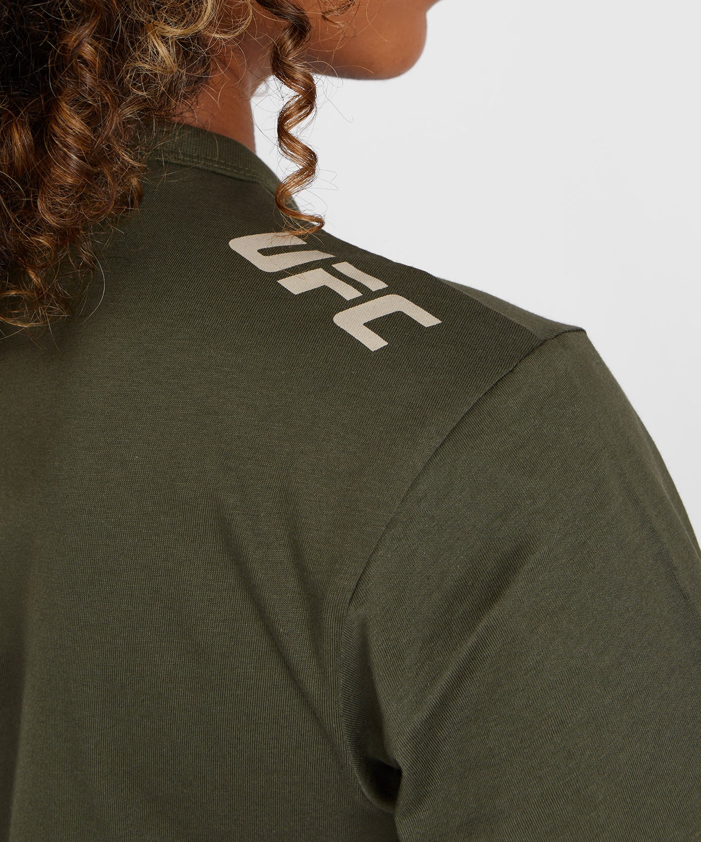 UFC Adrenaline by Venum Fight Week Women’s Short-sleeve Cotton T-shirt - Khaki