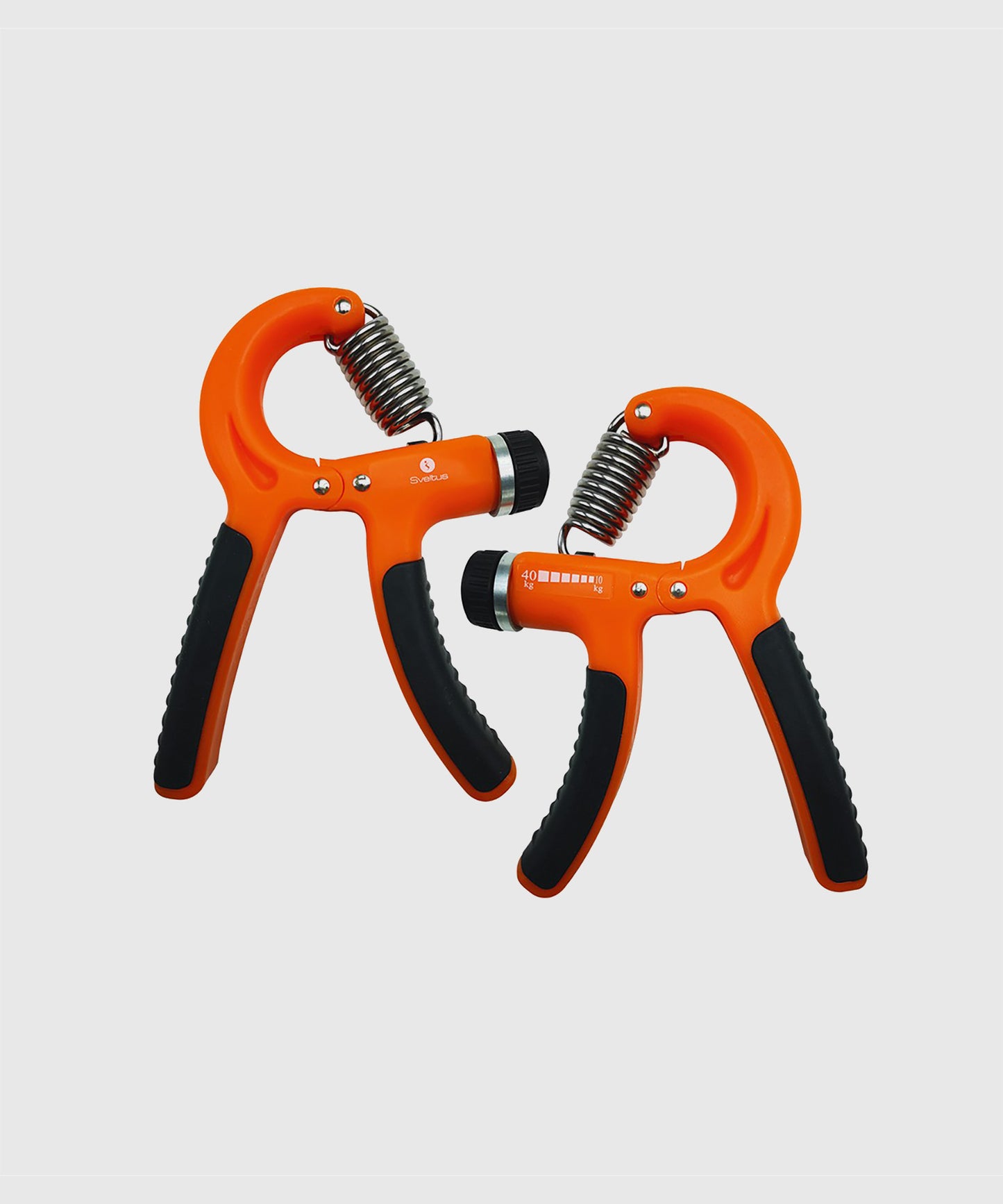 Sveltus Pince de Musculación Ajustable – Naranja/Negro (Pack 2)