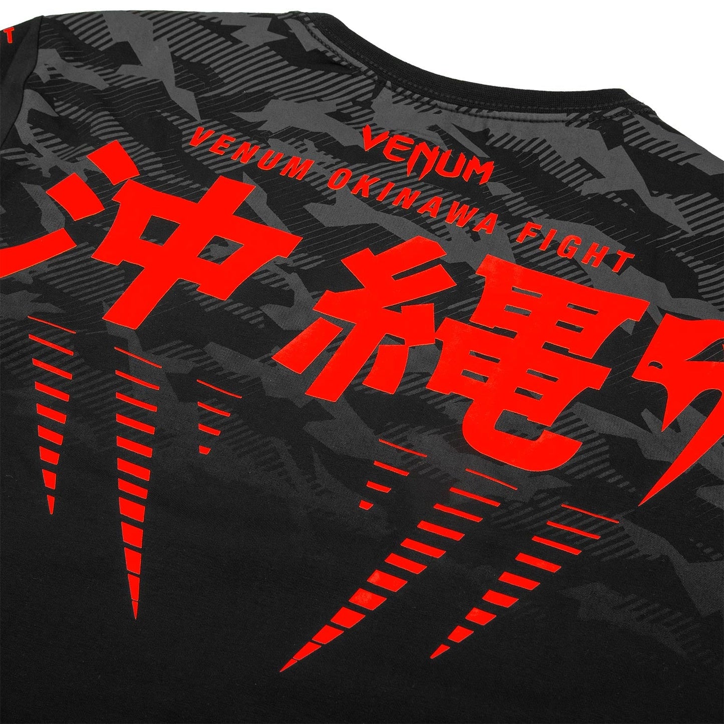 T-shirt Venum Okinawa 2.0 - Noir/Rouge - Exclusivité