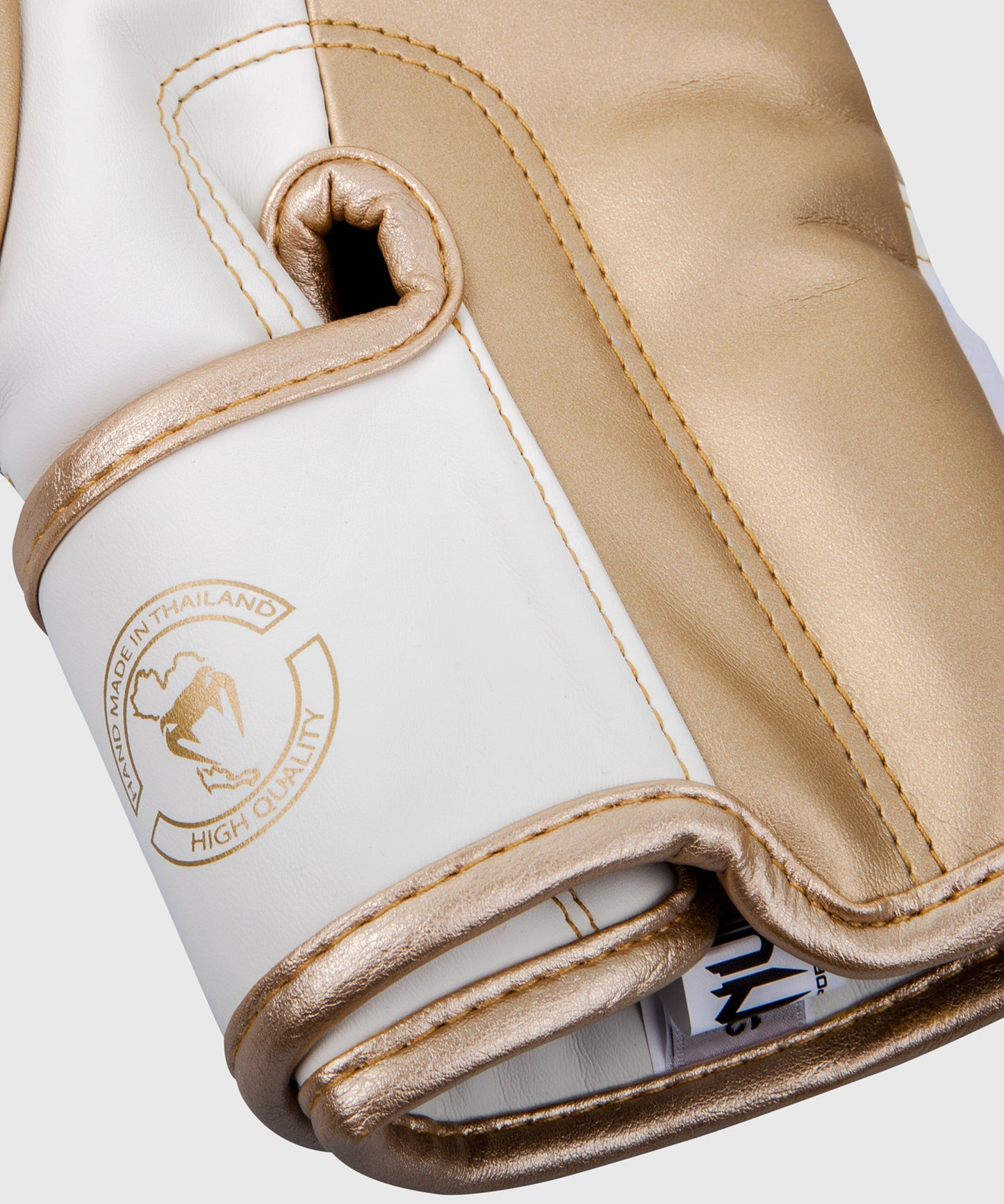 Guantes de Boxeo Venum Elite - Blanco/Oro