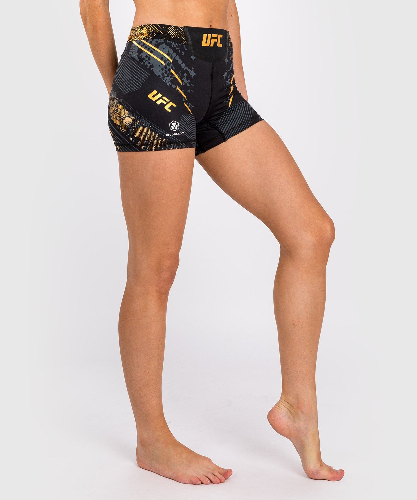 UFC Women's Fit Compression Short Adrenaline by Venum Authentic Fight Night - Champion