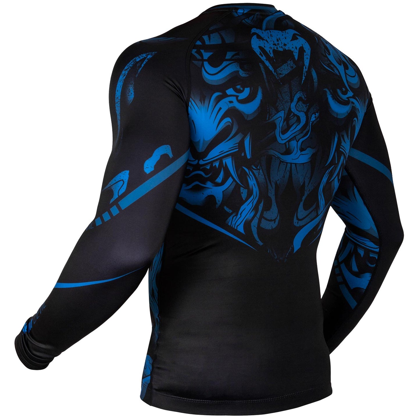 Rashguard Venum Devil - Manches longues - Bleu marine/Noir