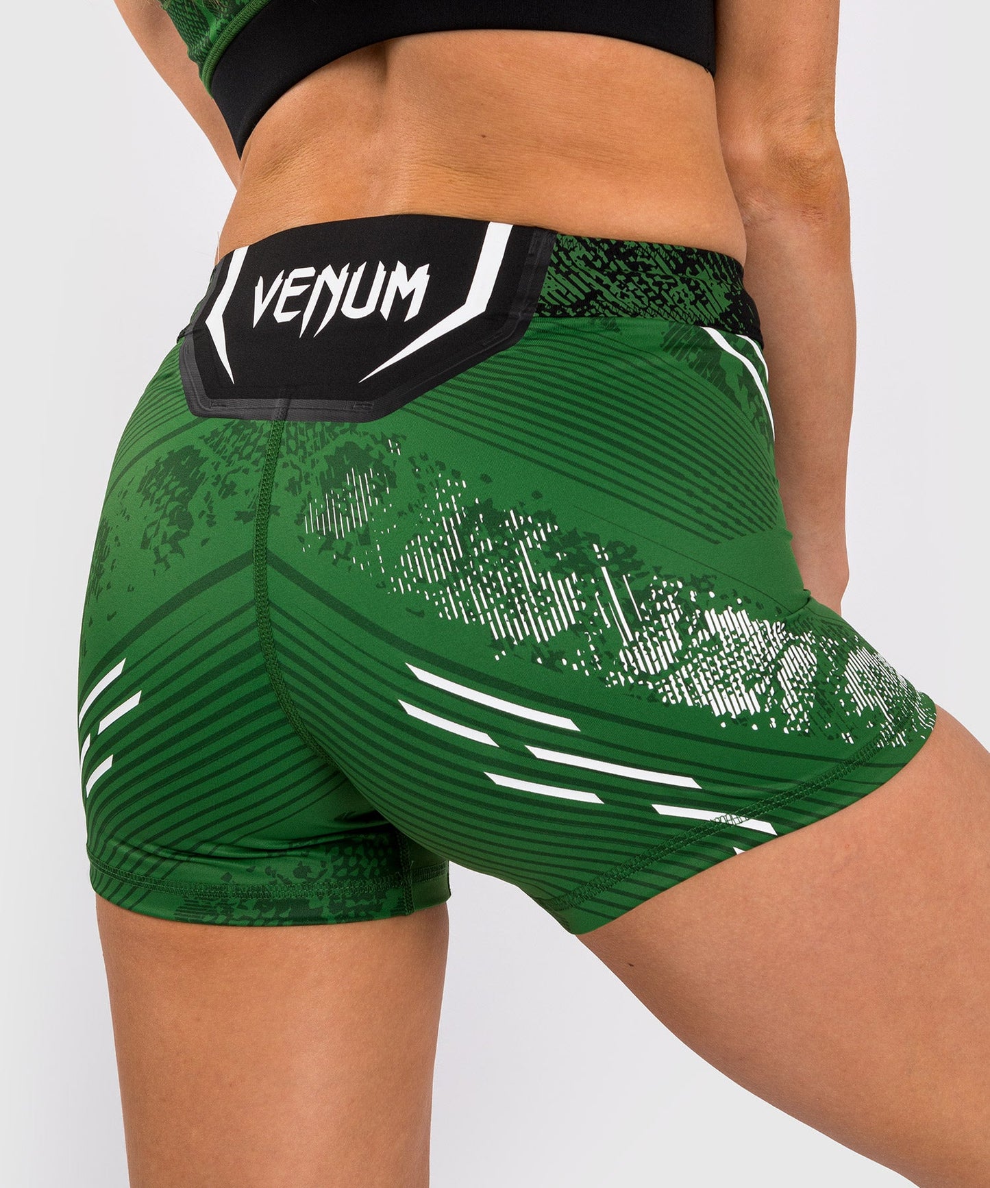 UFC Women's Fit Compression Short Adrenaline by Venum Authentic Fight Night - Green