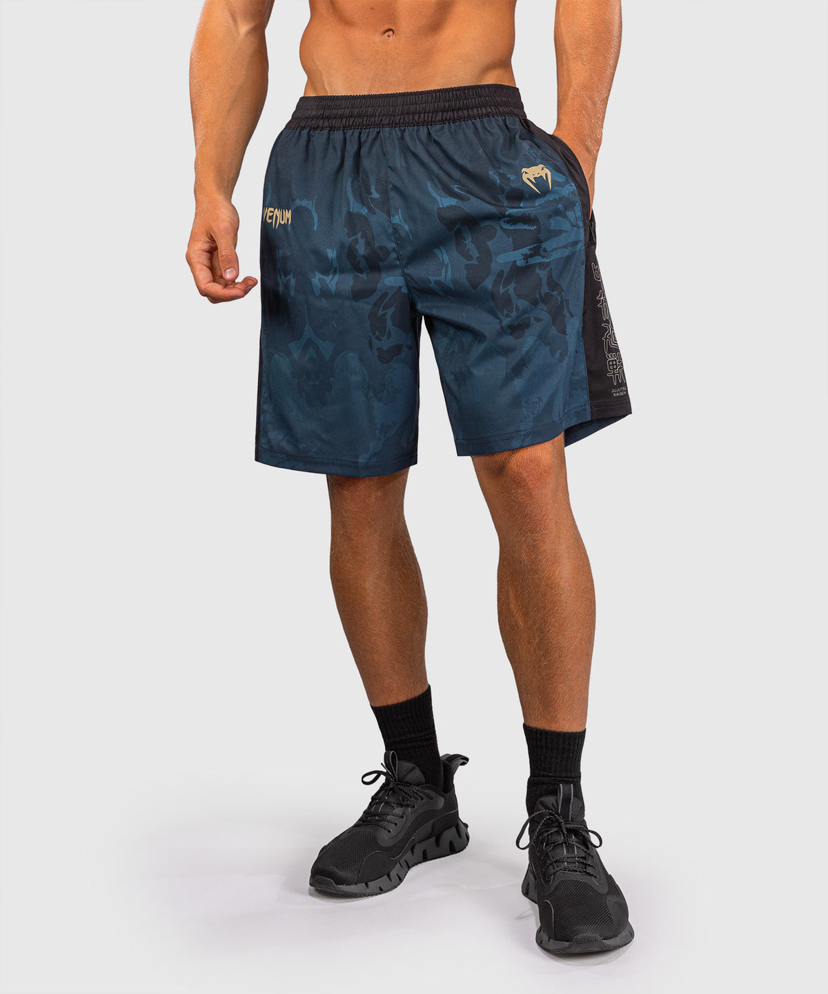 Jujutsu Kaisen x Venum Fushiguro Short de Entrenamiento – Verde Océano