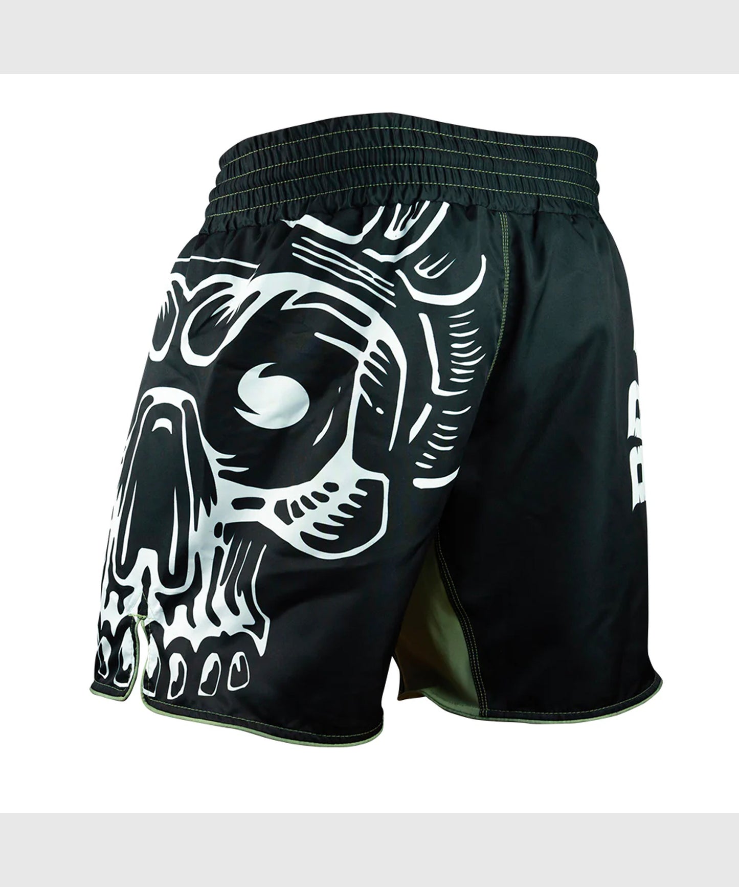Pride Or Die Pirate V2 Fightshorts - Nero/Beige