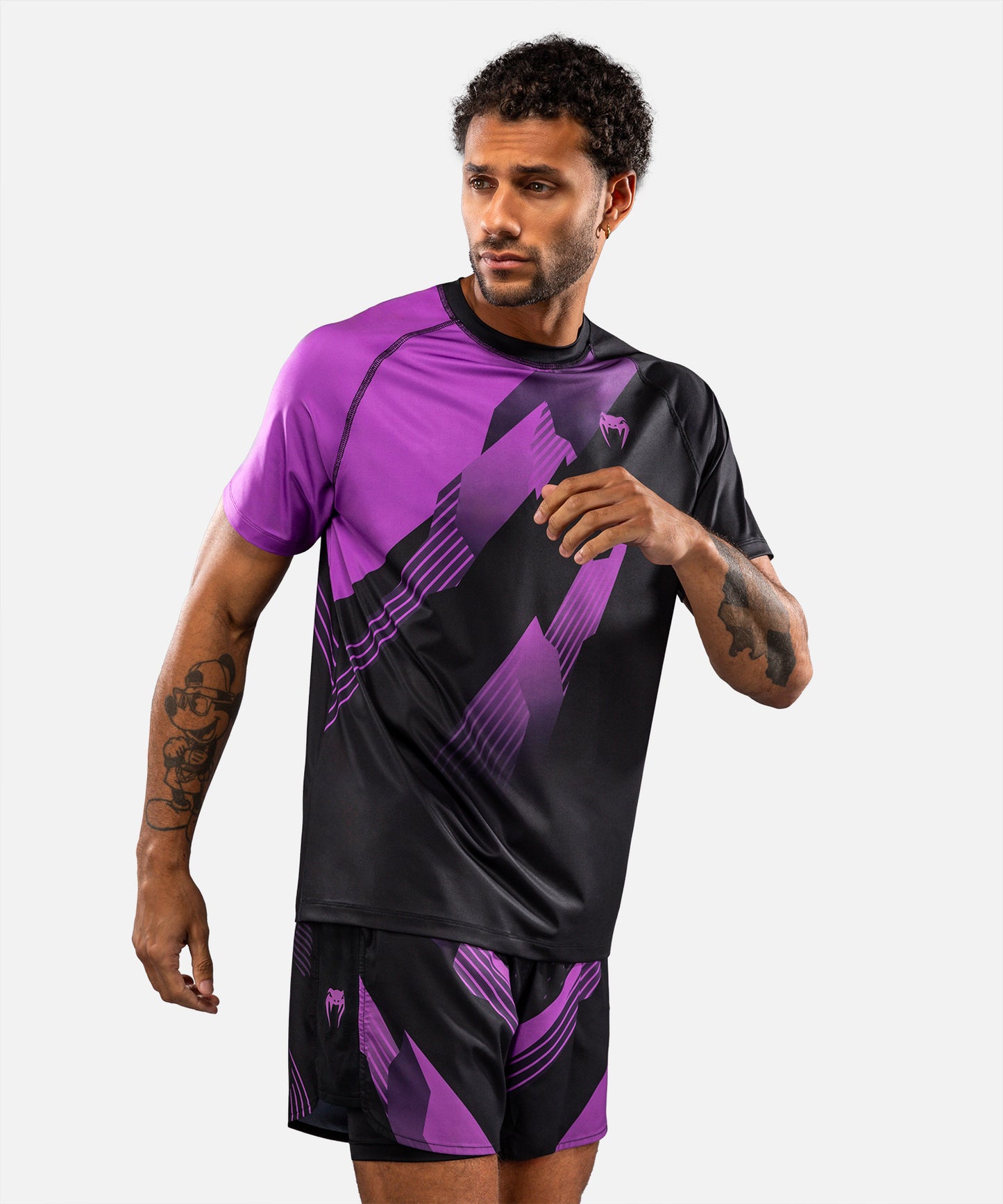Venum No-Gi 6.0 Camiseta Dry Tech - Negro/Púrpura