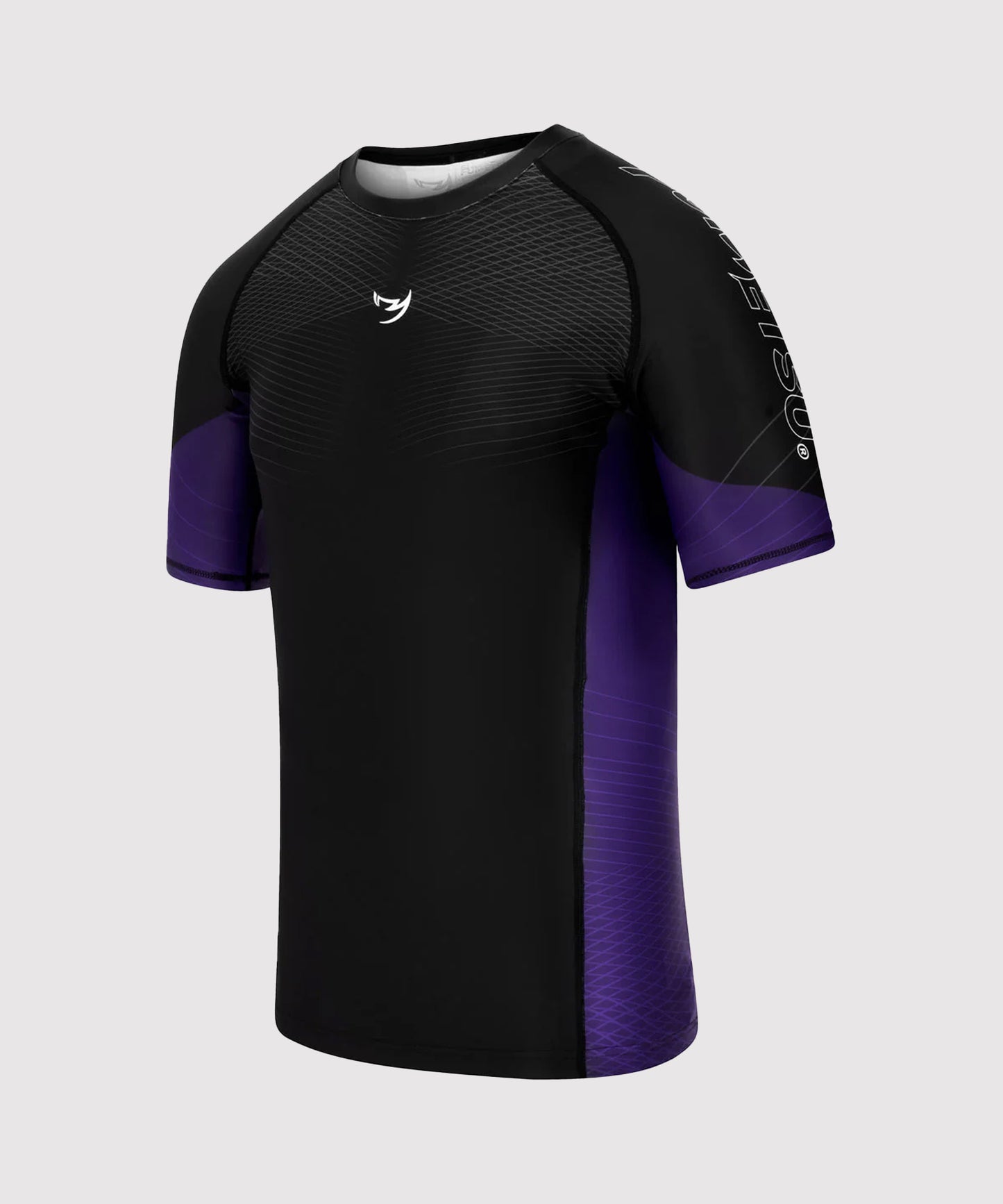 Fumetsu Competitor Mk2 Kurzarm-Rashguard - Schwarz/Violett
