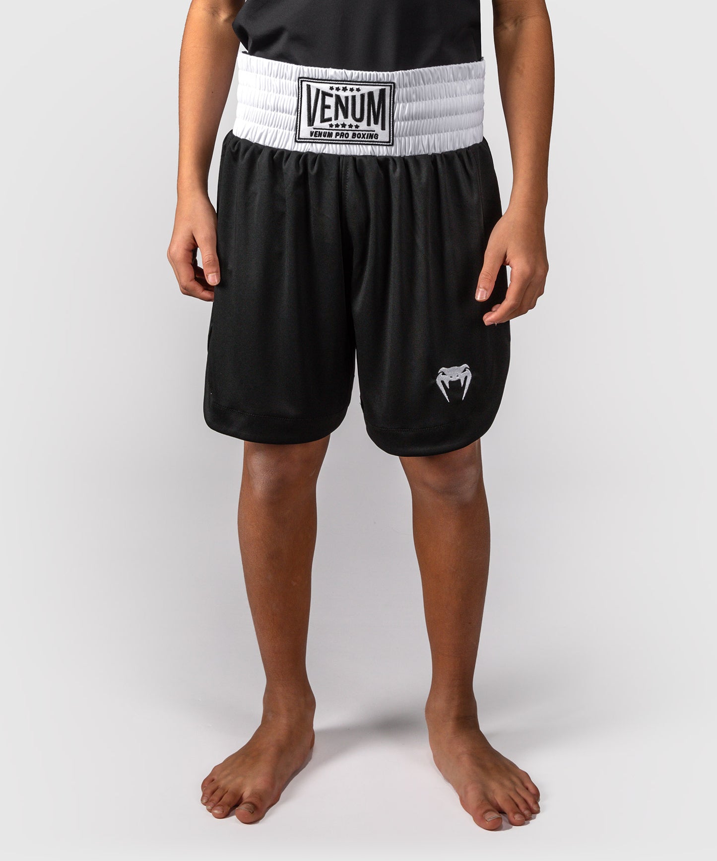 Short de Boxe Venum Classic Pour Enfants – Noir/Blanc