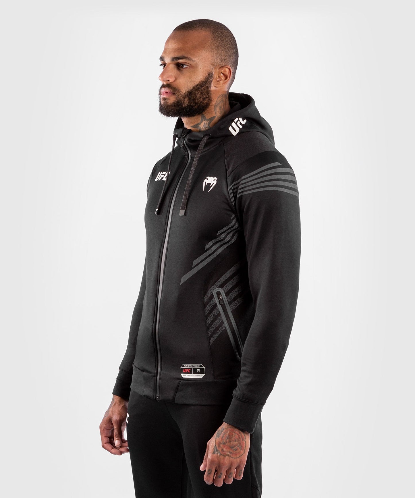 Venum Authentic Fight Night UFC Herren Kapuzenpullover - Schwarz