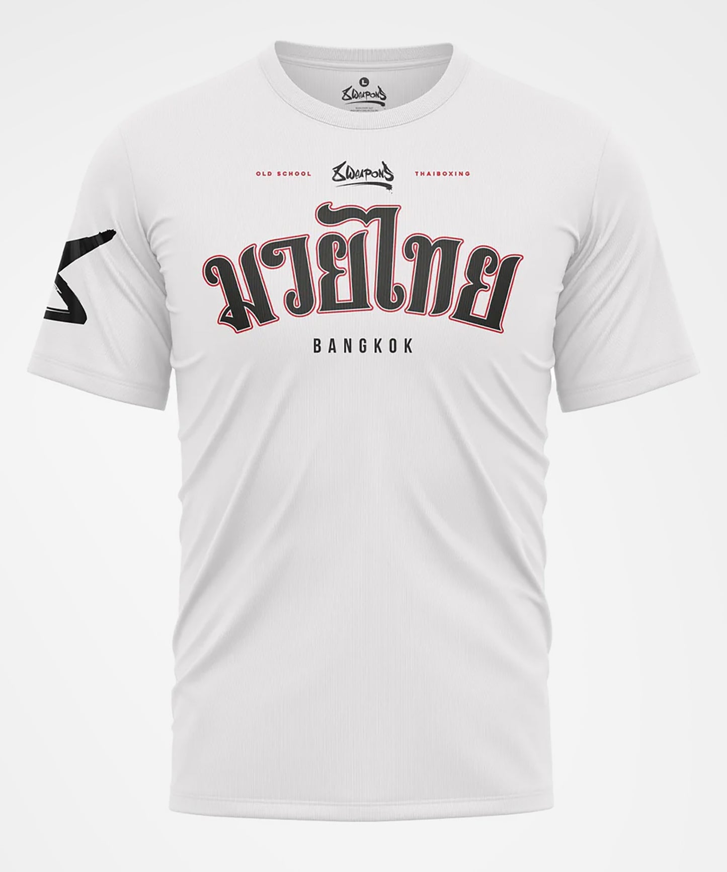 8 Weapons Bangkok Training T-shirt - White/Black