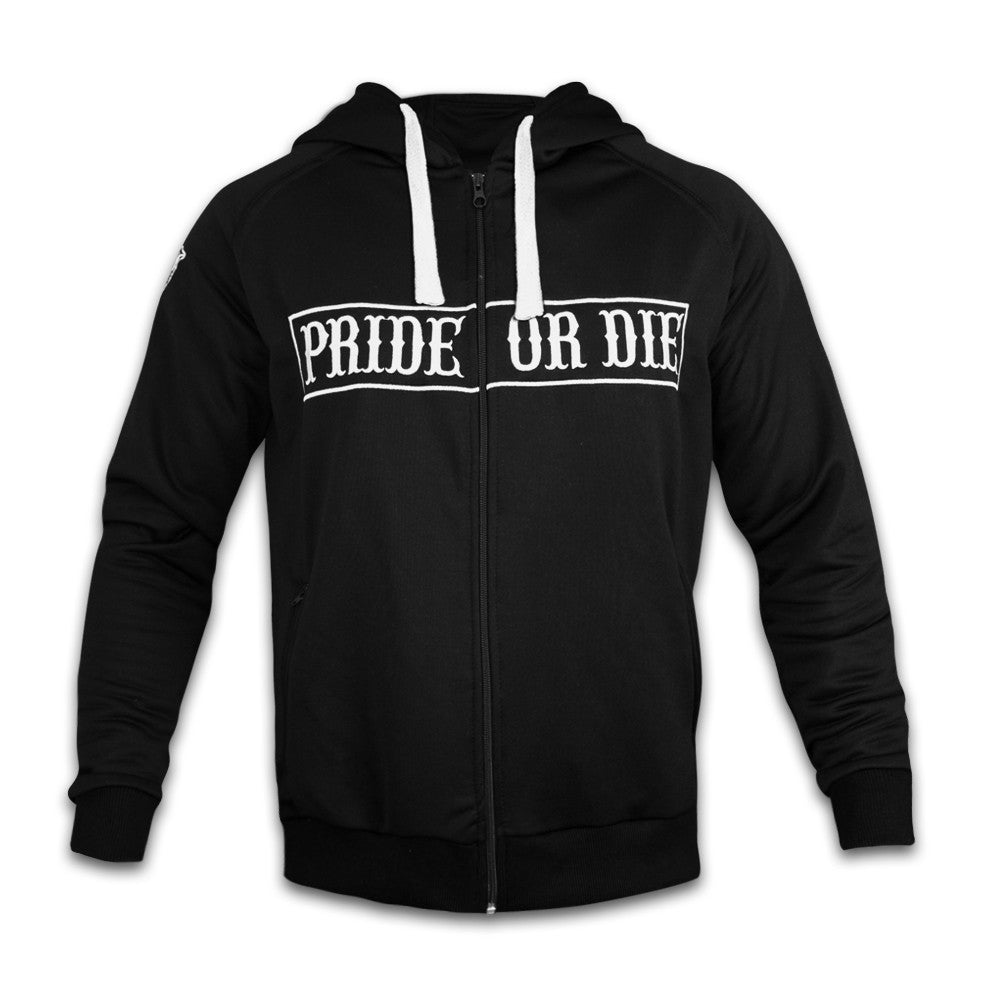 Pride Or Die Fight Club Sudadera con Cremallera - Negro