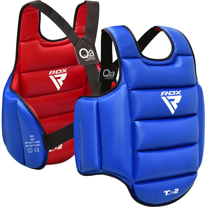 RDX T2 Peto Reversible Semi Contact - Negro/Blanco