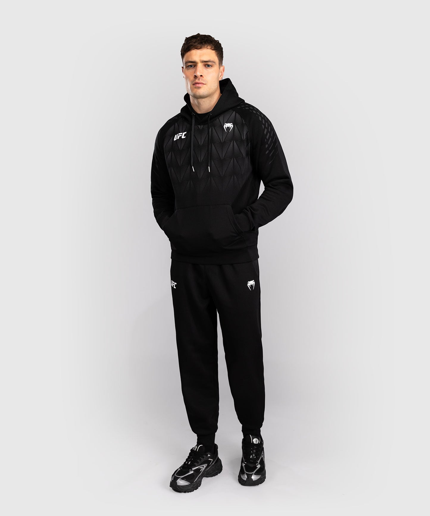 Sweat à capuche Homme UFC Zenith by Venum Replica - Noir
