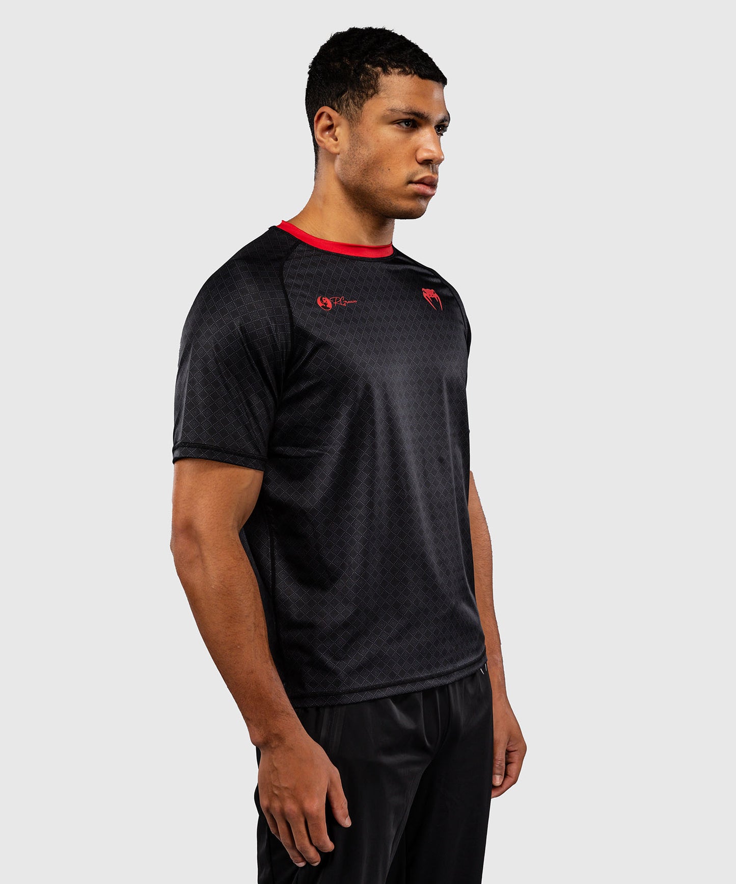 T-shirt Dry Tech Venum x Roger Gracie Signature - Noir/Rouge