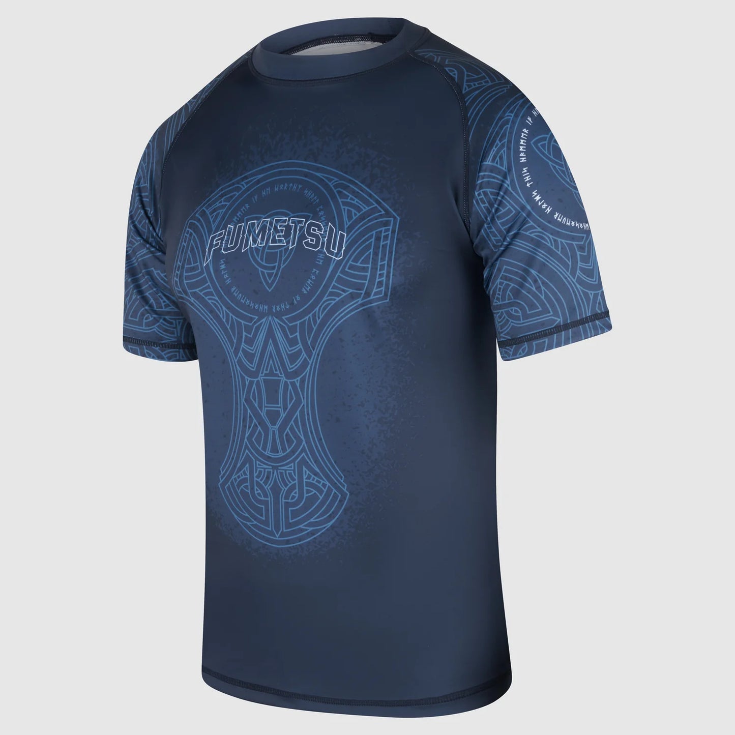 Fumetsu Mjolnir Rashguard de Manga Corta - Azul