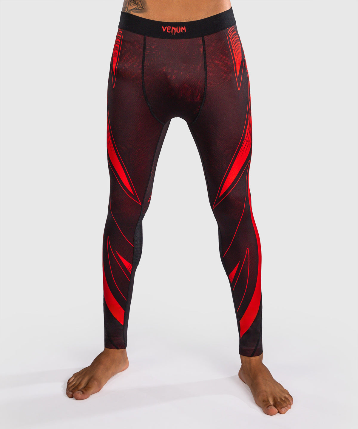 Pantalon de compression Venum Amazonia Reborn - Noir/Rouge