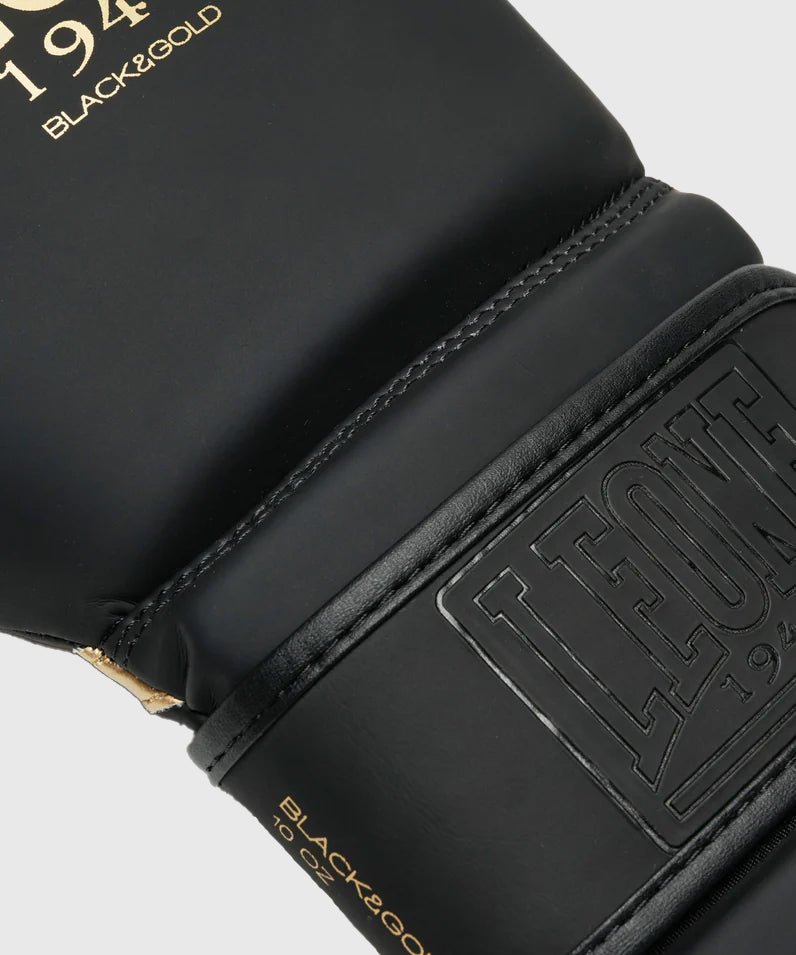 Leone Idol Boxhandschuhe - Schwarz/Gold
