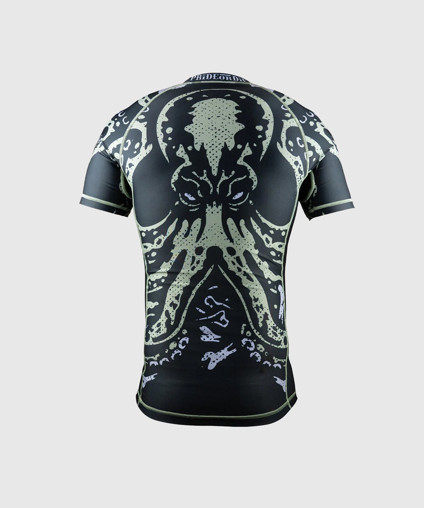Pride or Die Bone Crusher V2 Kurzarm-Rashguard - Schwarz