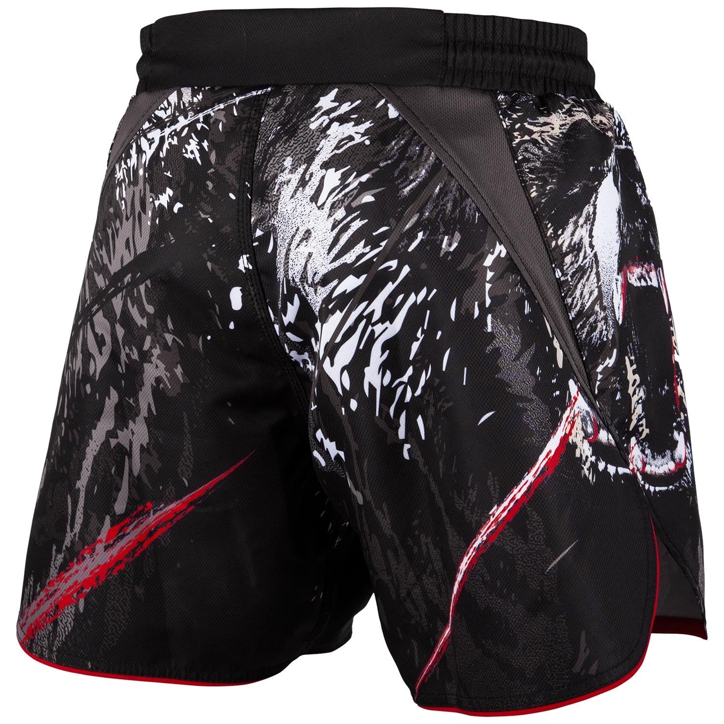 Venum Grizzli Short Fightshort - Schwarz/Weiß