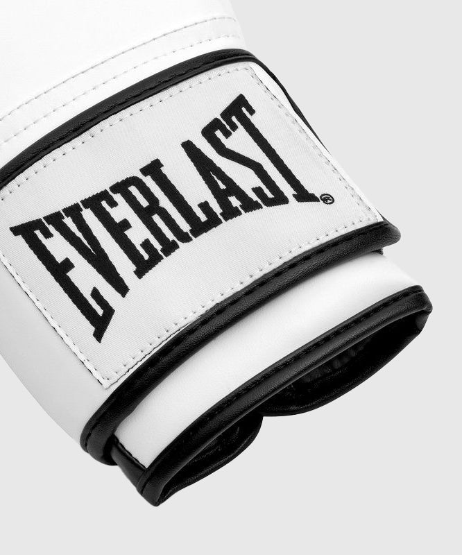 Everlast Powerlock OG Training Guantes de Boxeo - Blanco/Negro