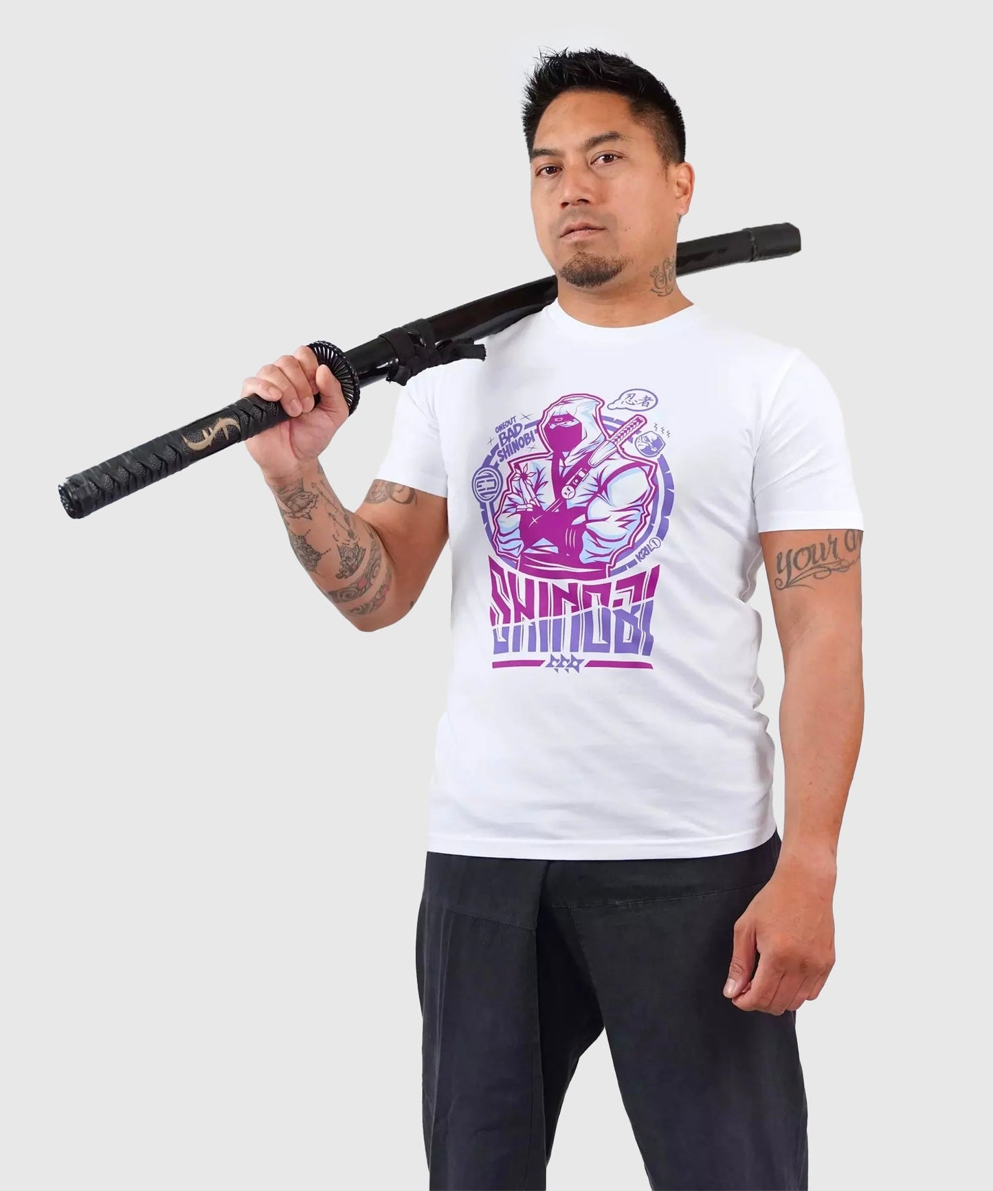 Oneout Bad Shinobi Maglietta da Allenamento - Bianco