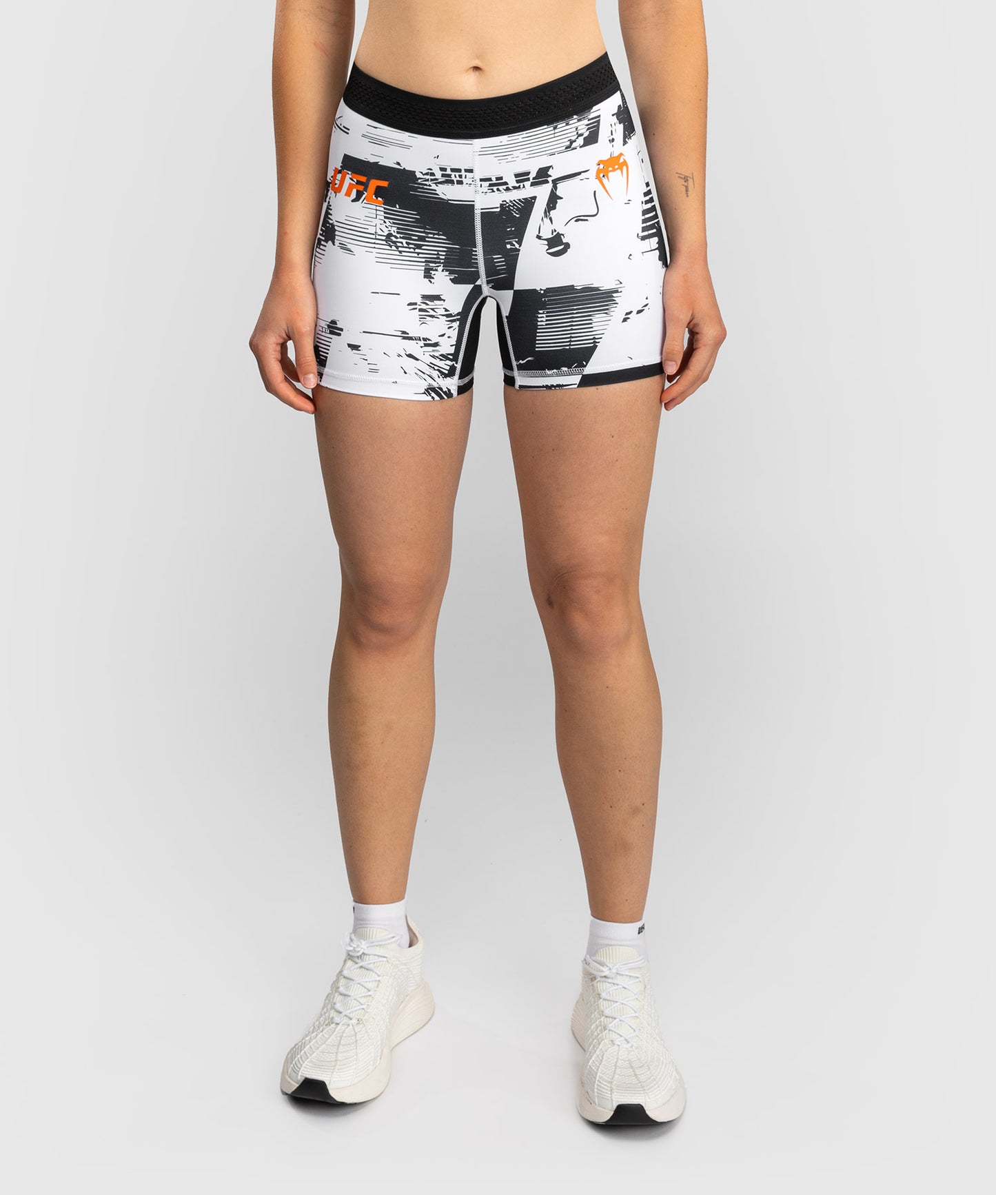 Short de compression Performance Femme UFC Zenith by Venum Authentic Fight Week - Blanc