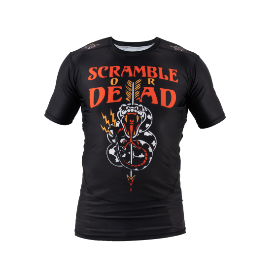 Scramble Or Dead Rashguard - Negro