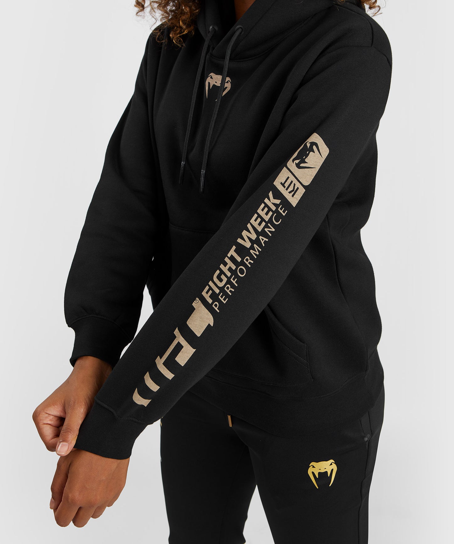 UFC Adrenaline by Venum Fight Week Felpa con cappuccio da Donna - Nero